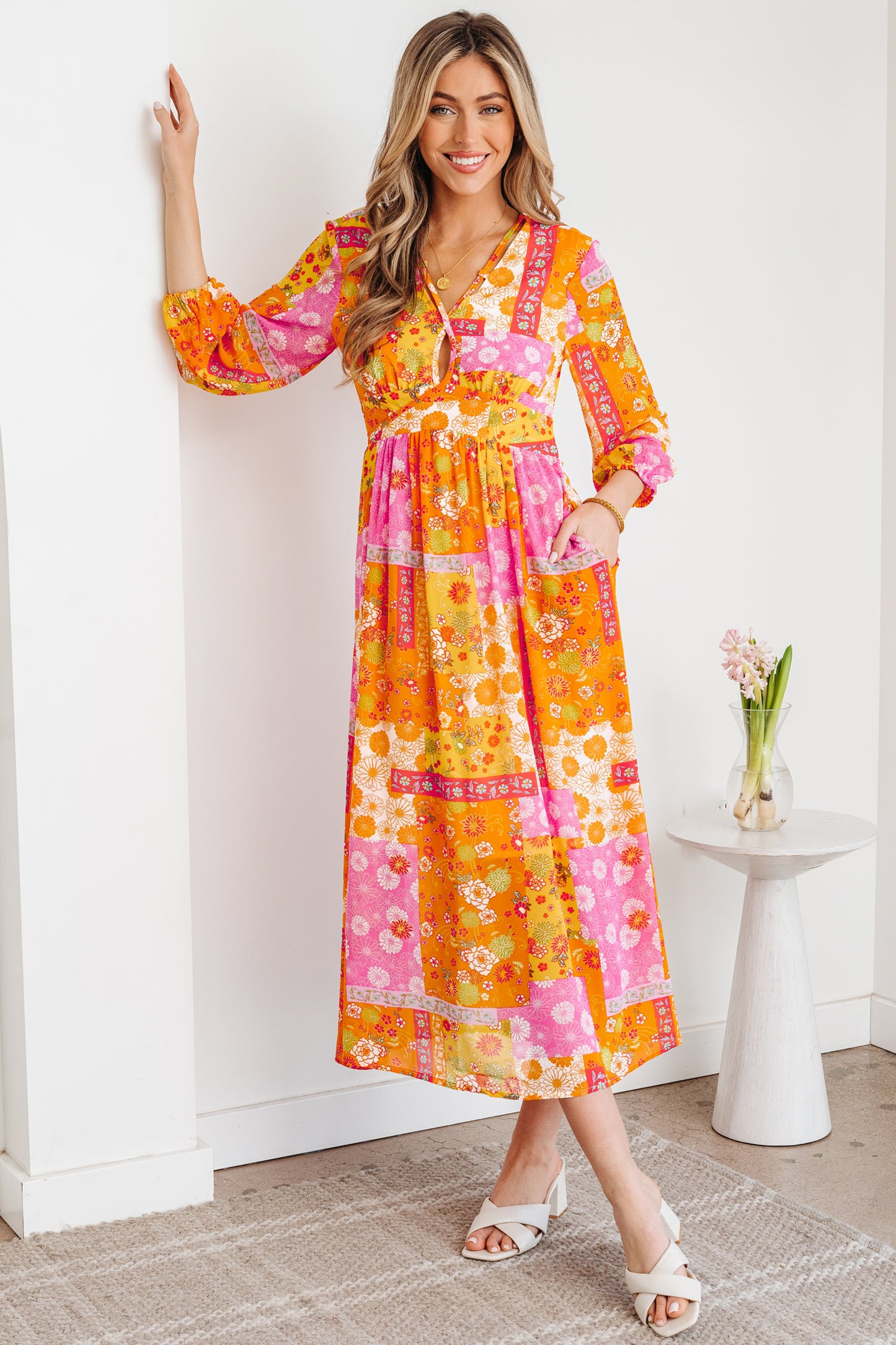Marigold Patchwork Maxi