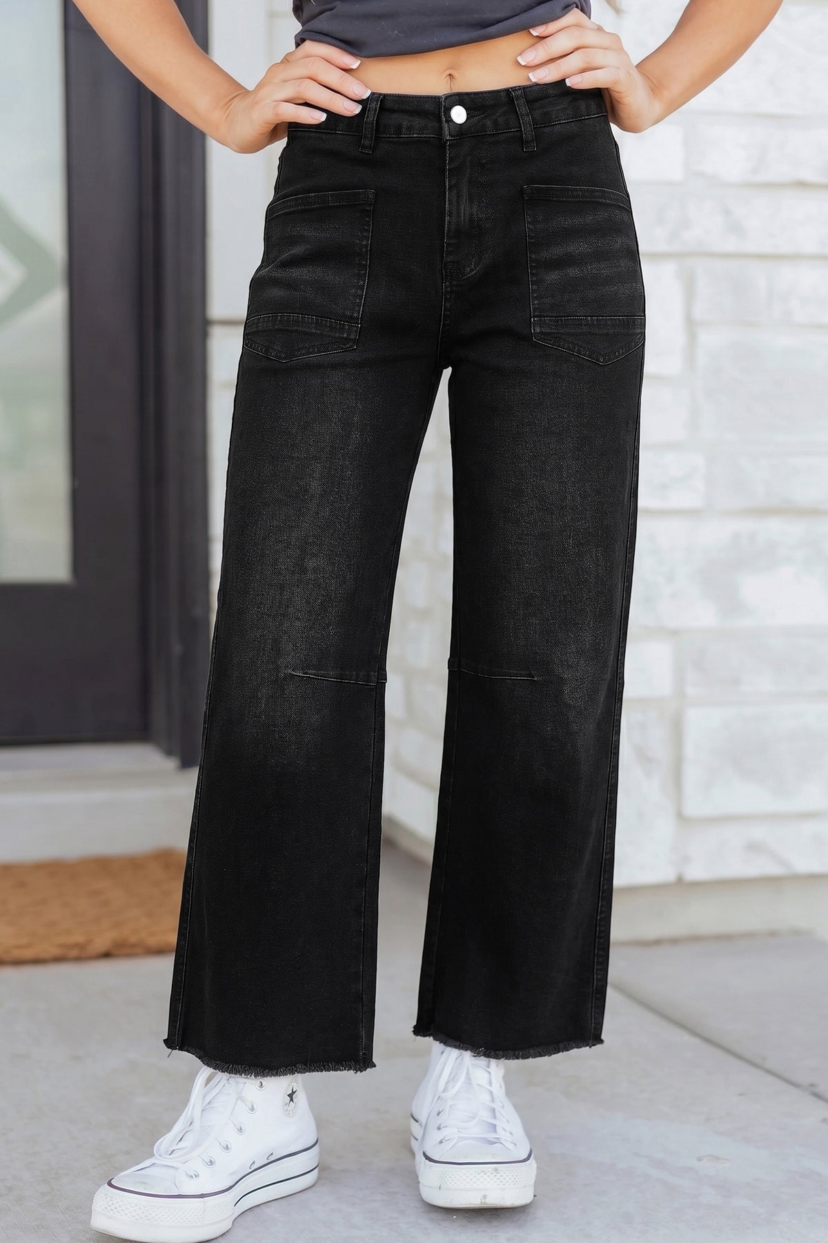 After Hours Wide Leg Jeans 🖤