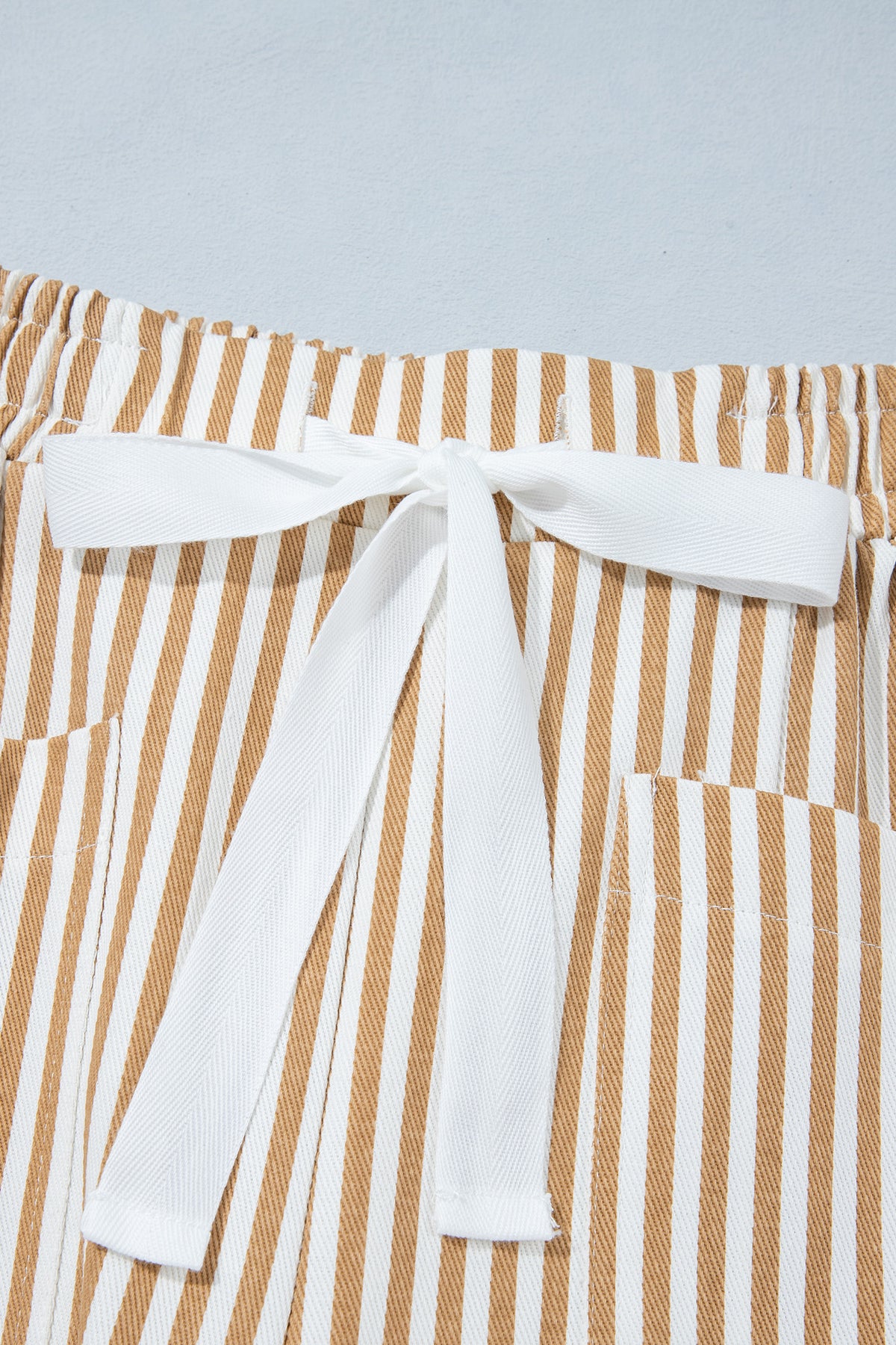 The Café Stripe Wide Leg Pants
