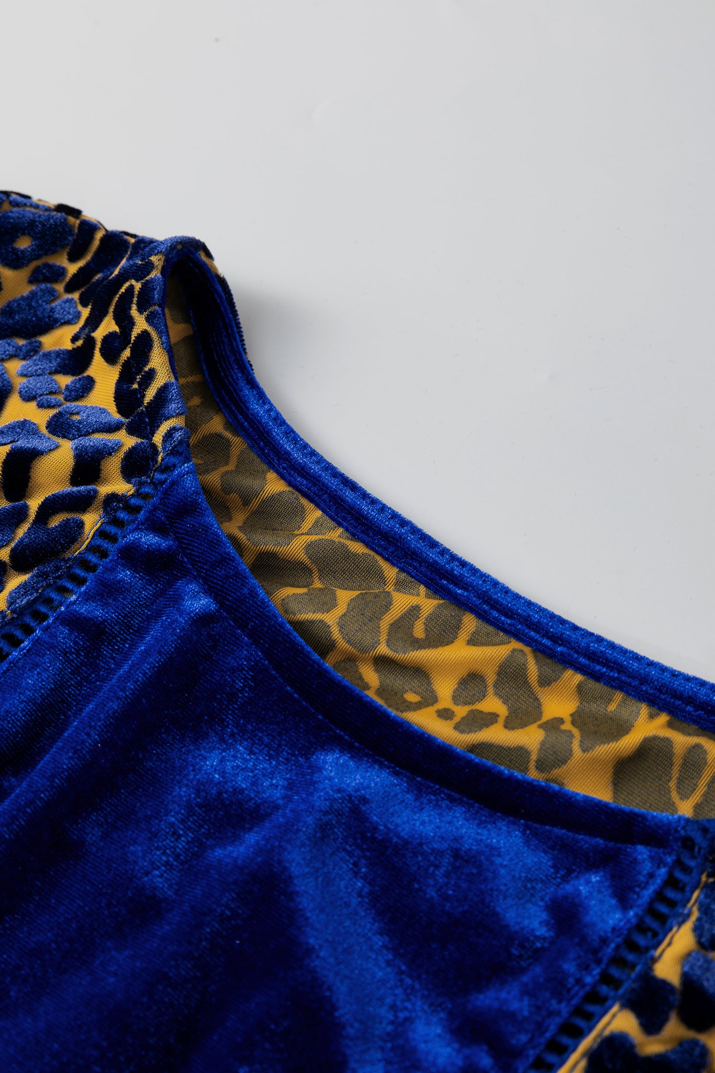 Royal Wild Velvet Blouse