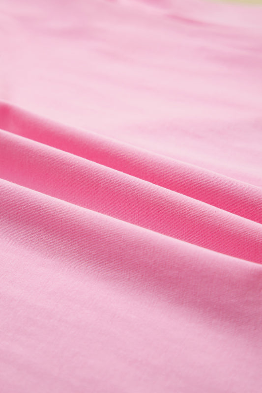 Blush Lace Back Tee