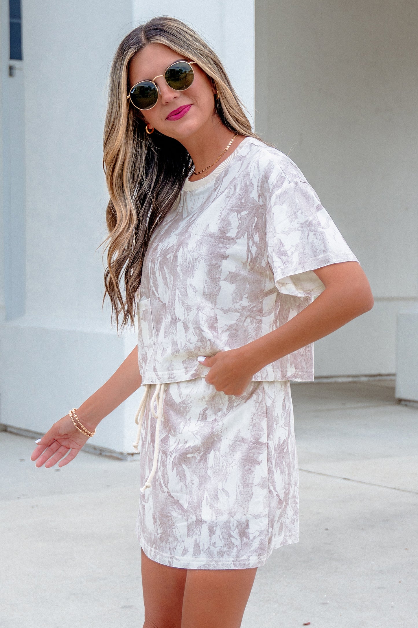 Sandstone Sketch Skort Set