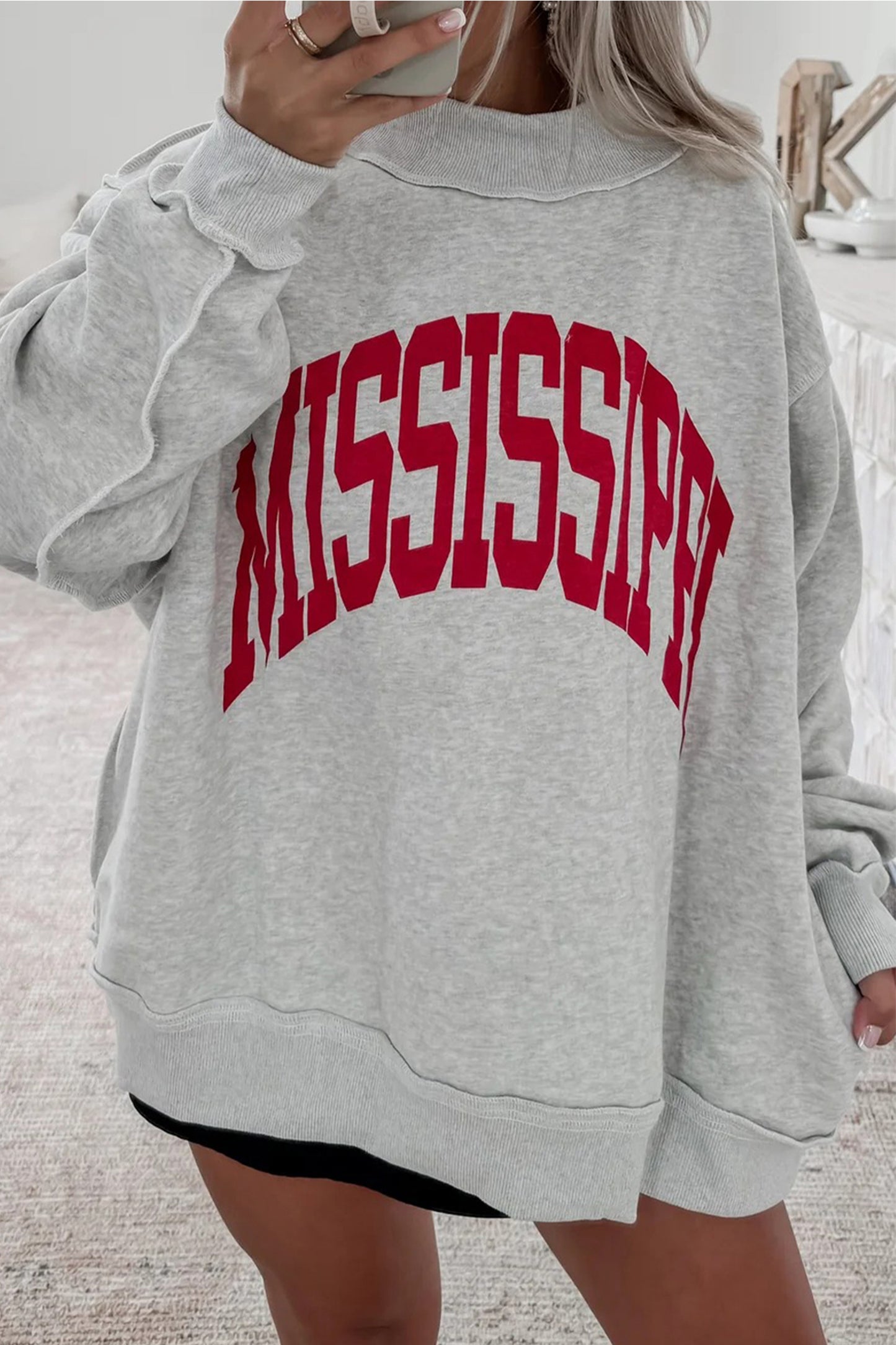 Hometown Heart Reversible Pullover