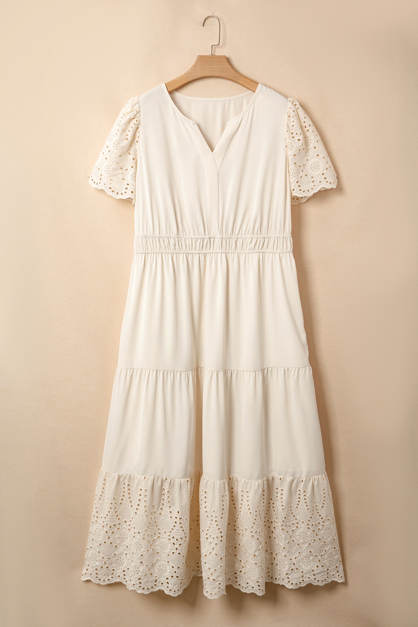 Santorini Lace Midi Dress