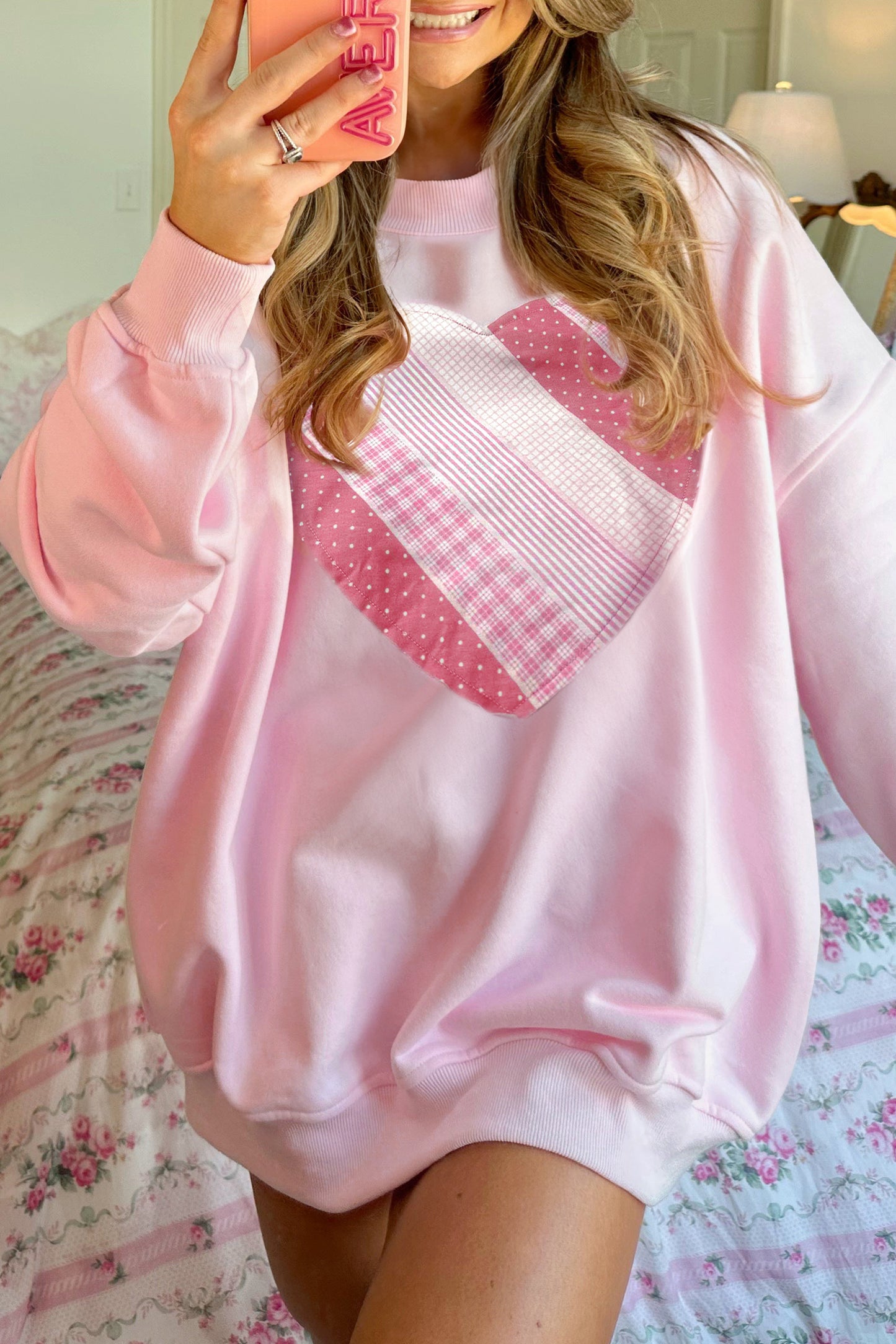Sweetheart Patchwork Pullover