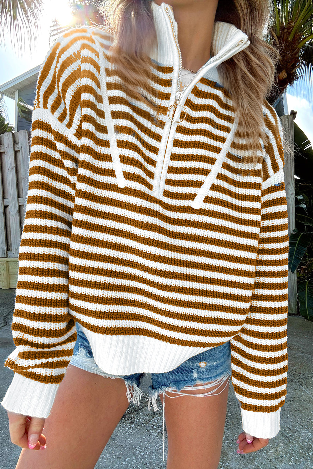 The First Class Stripe Sweater