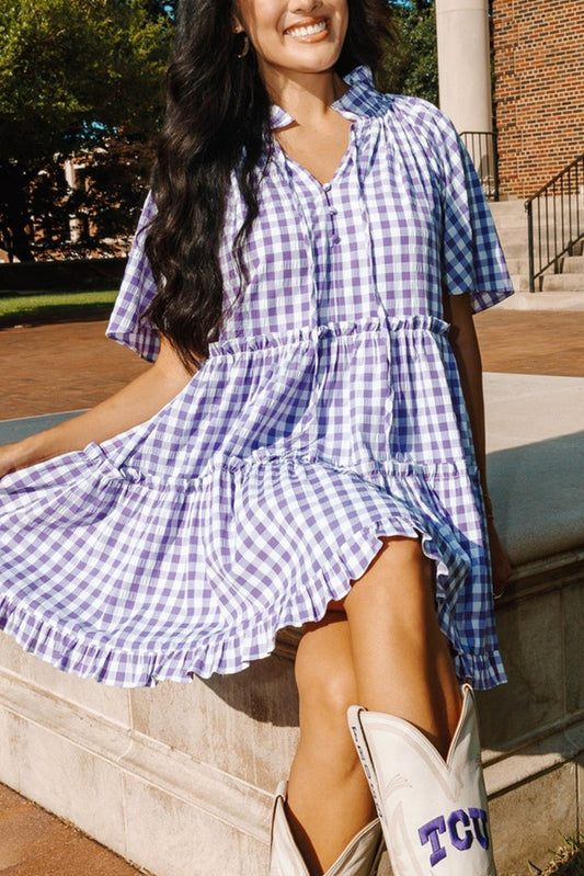 The Lilac Lane Gingham Dress