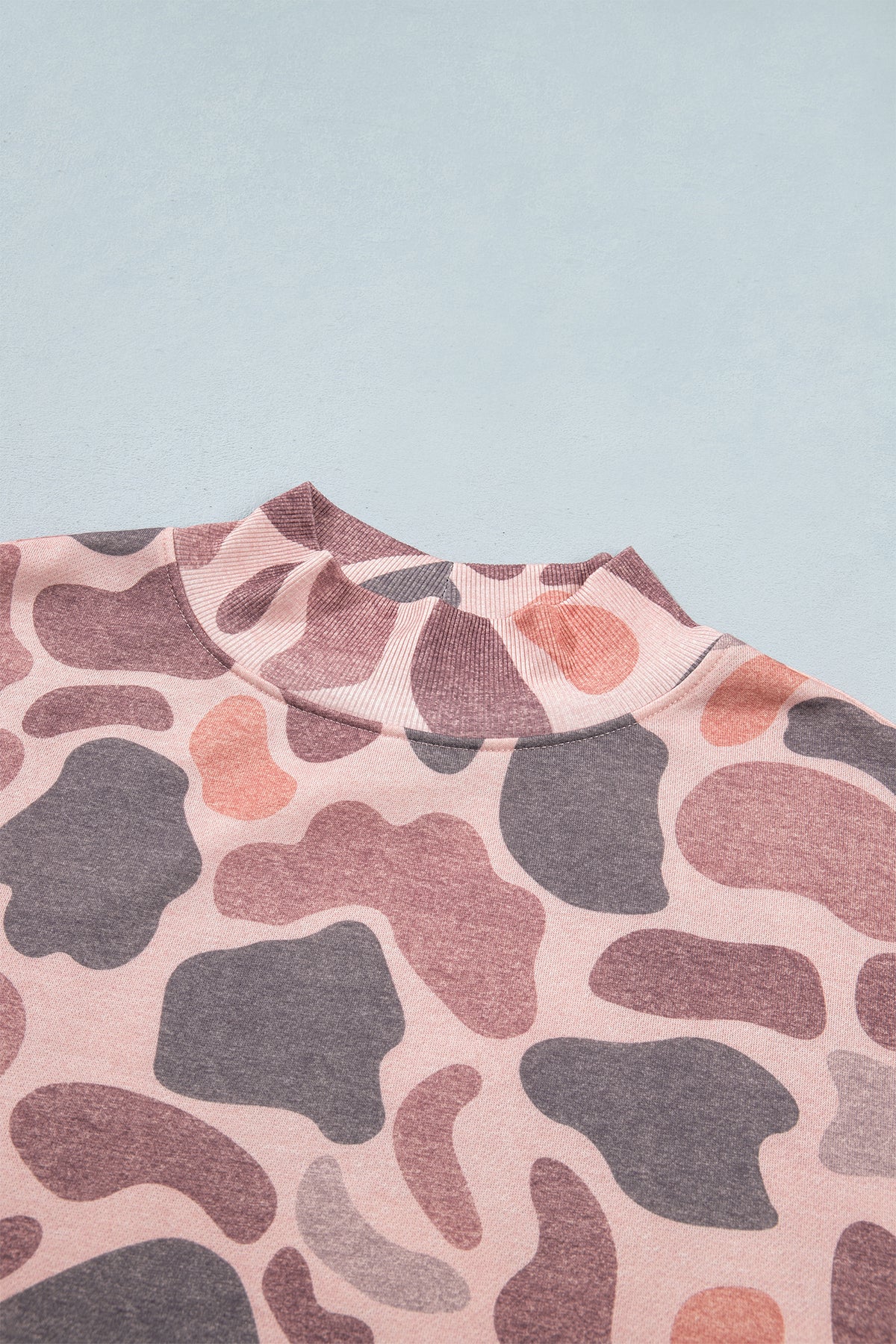 The Blush Wild Side Mock Neck
