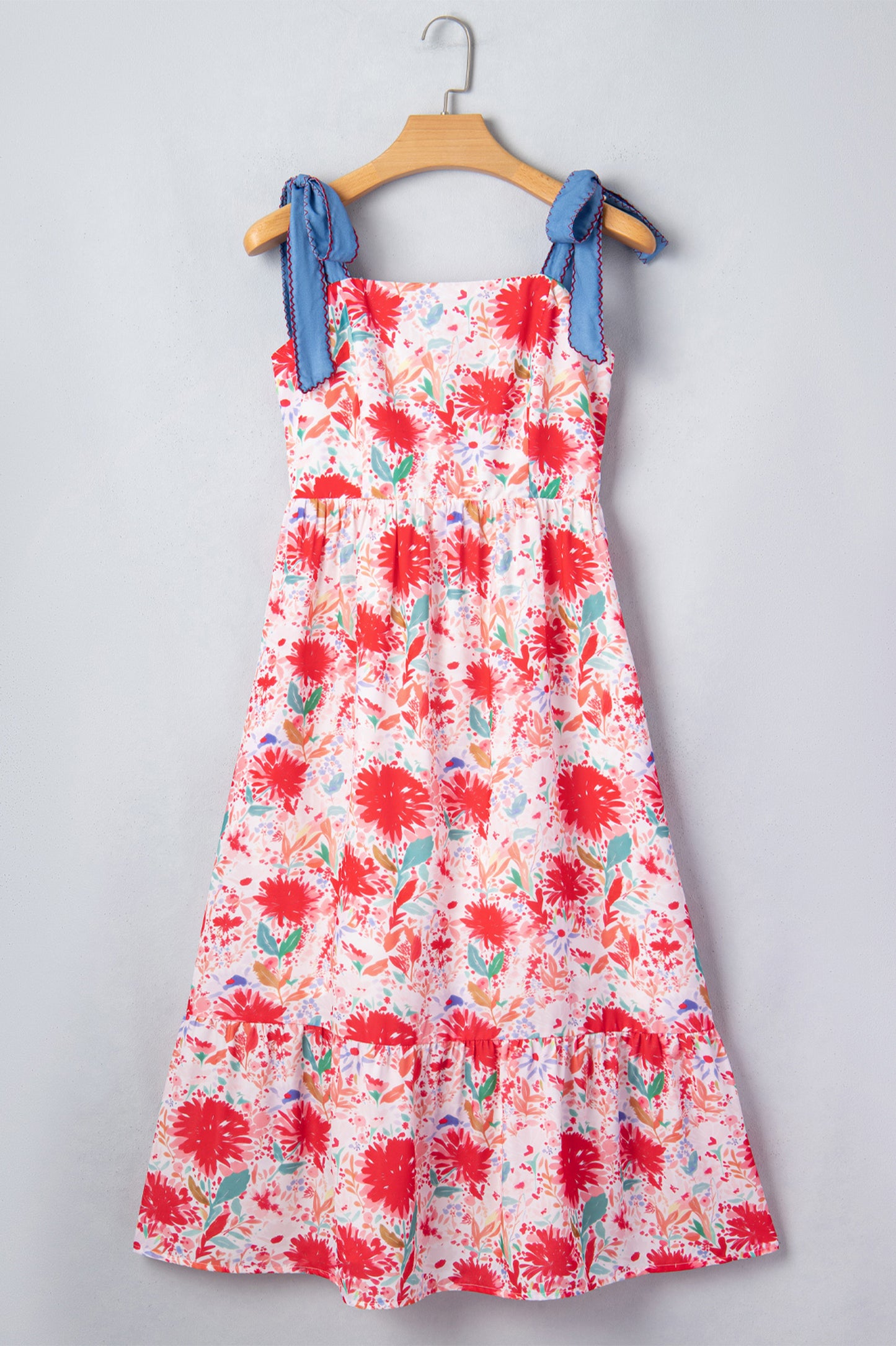 The Scarlet Garden Midi Dress