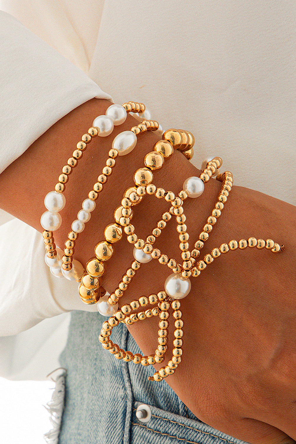 Golden Glow Pearl Stack