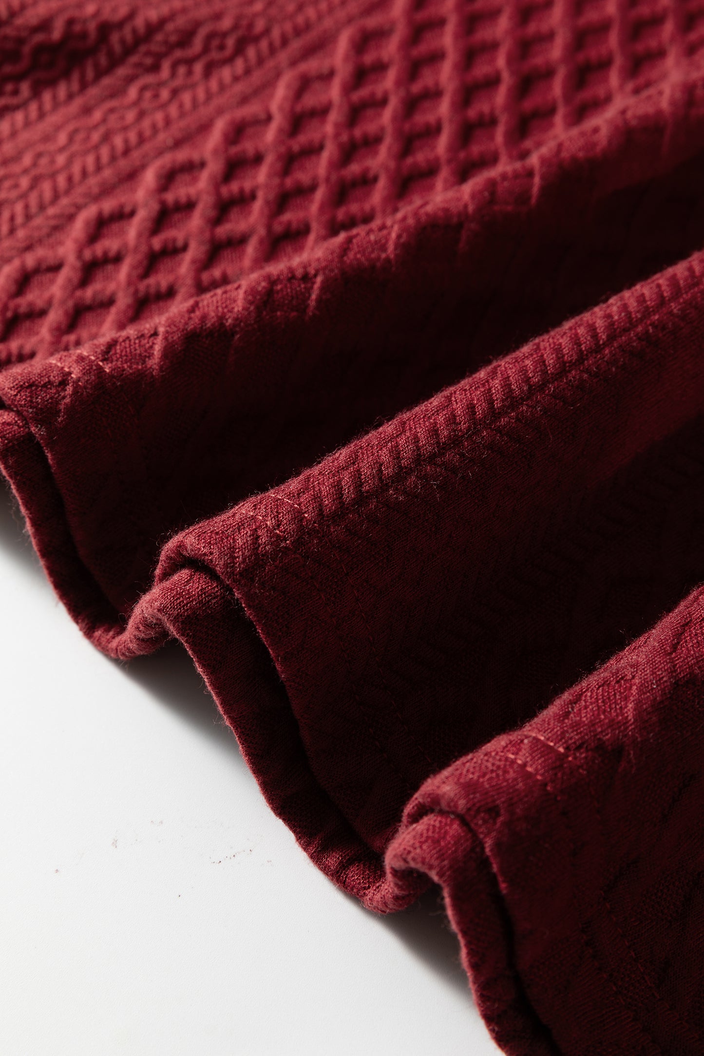 Varsity Chic Quilted Half-Zip