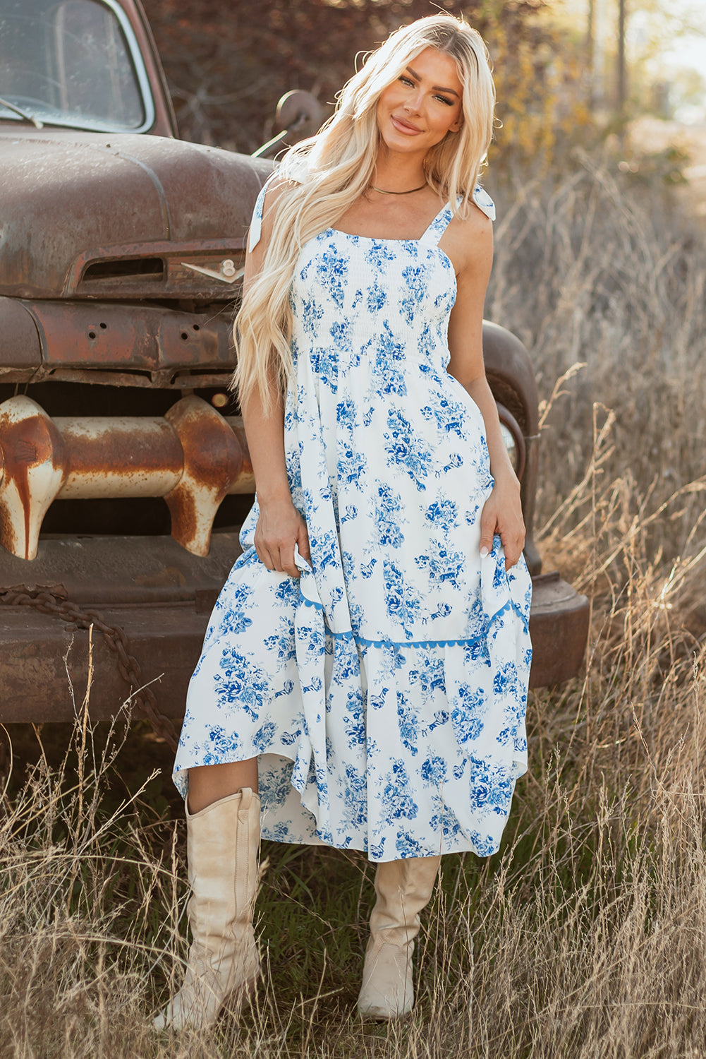 The Blue Willow Belle Dress