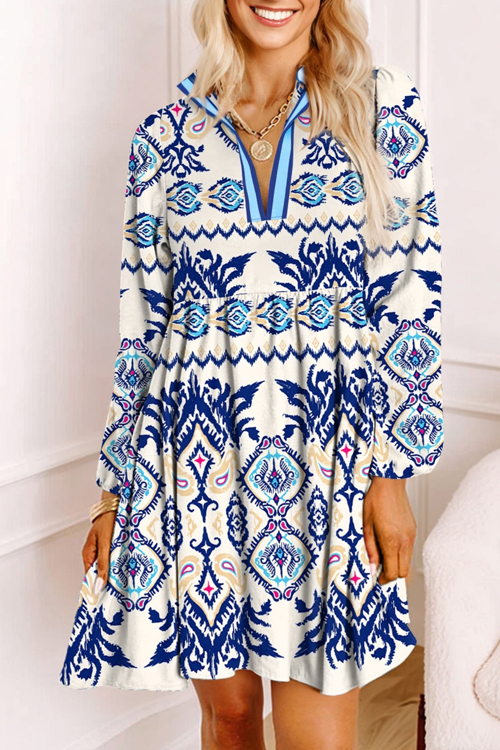 The Santorini Escape Dress