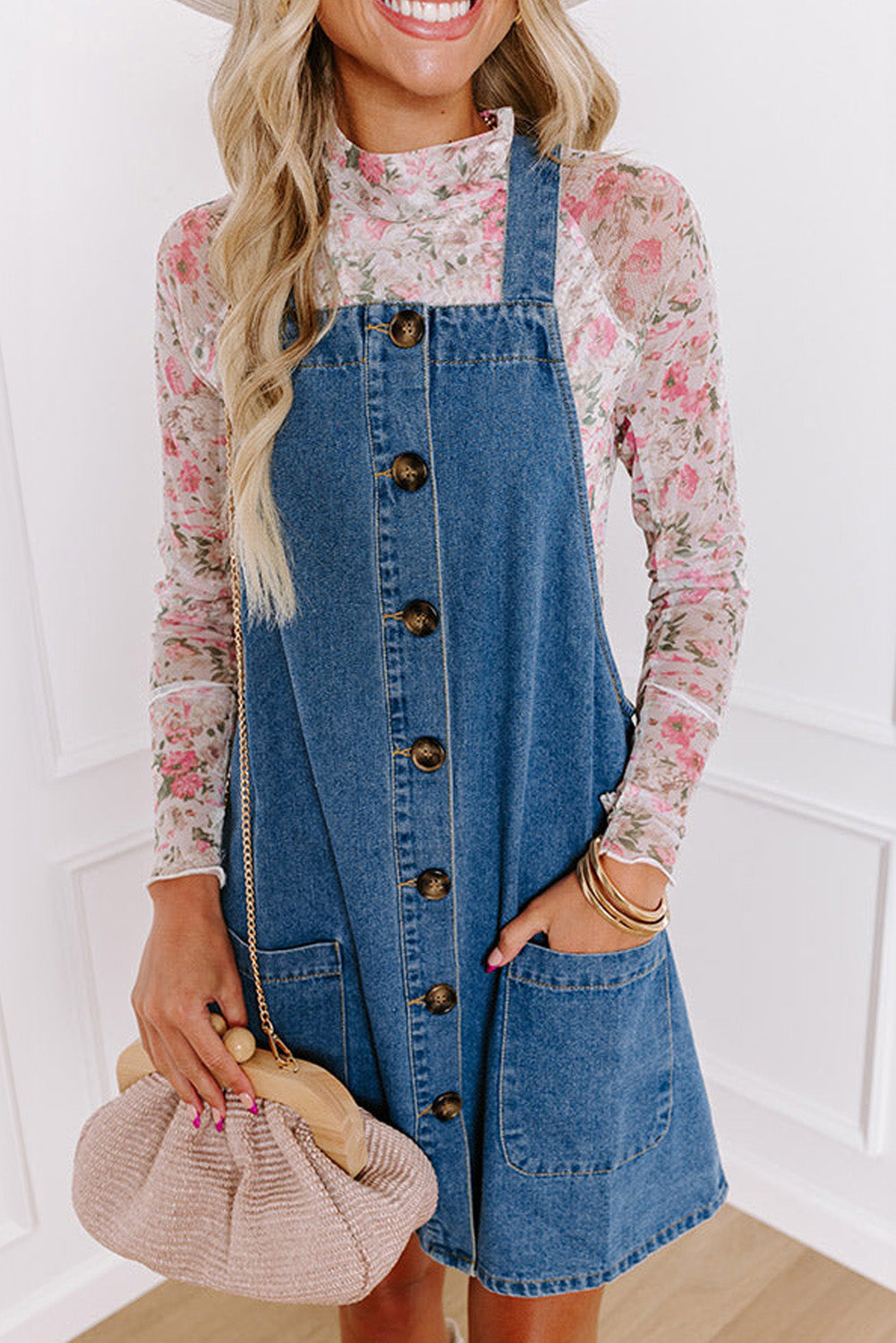 Dusk to Dawn Denim Mini Dress