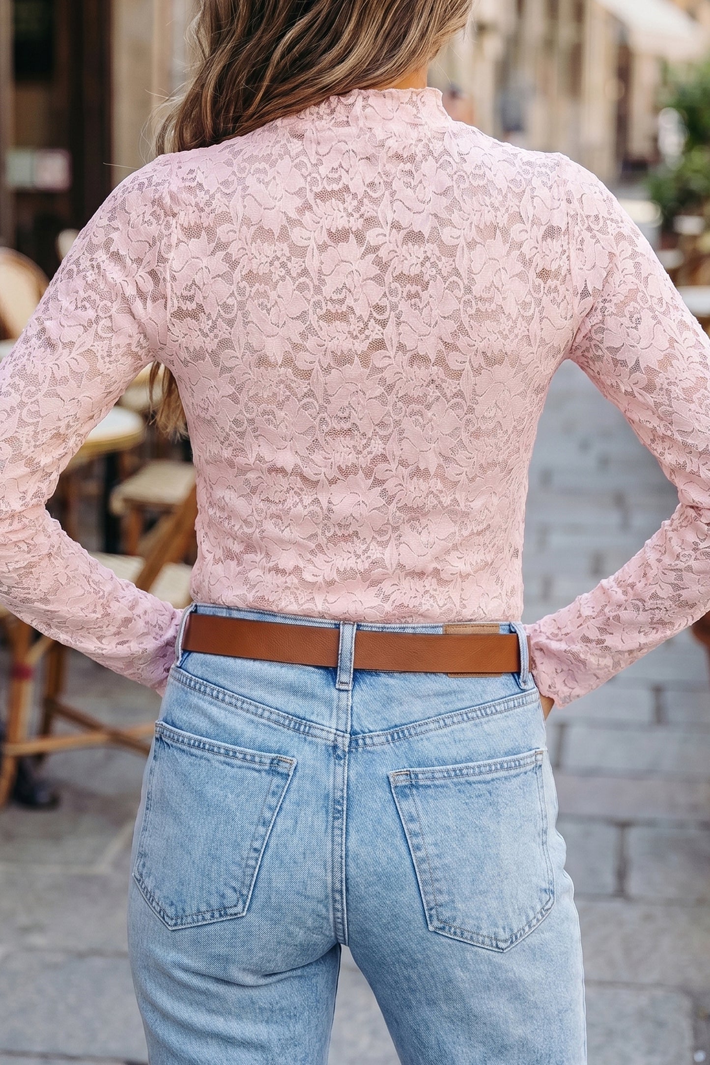 Blush Lace Romance Top