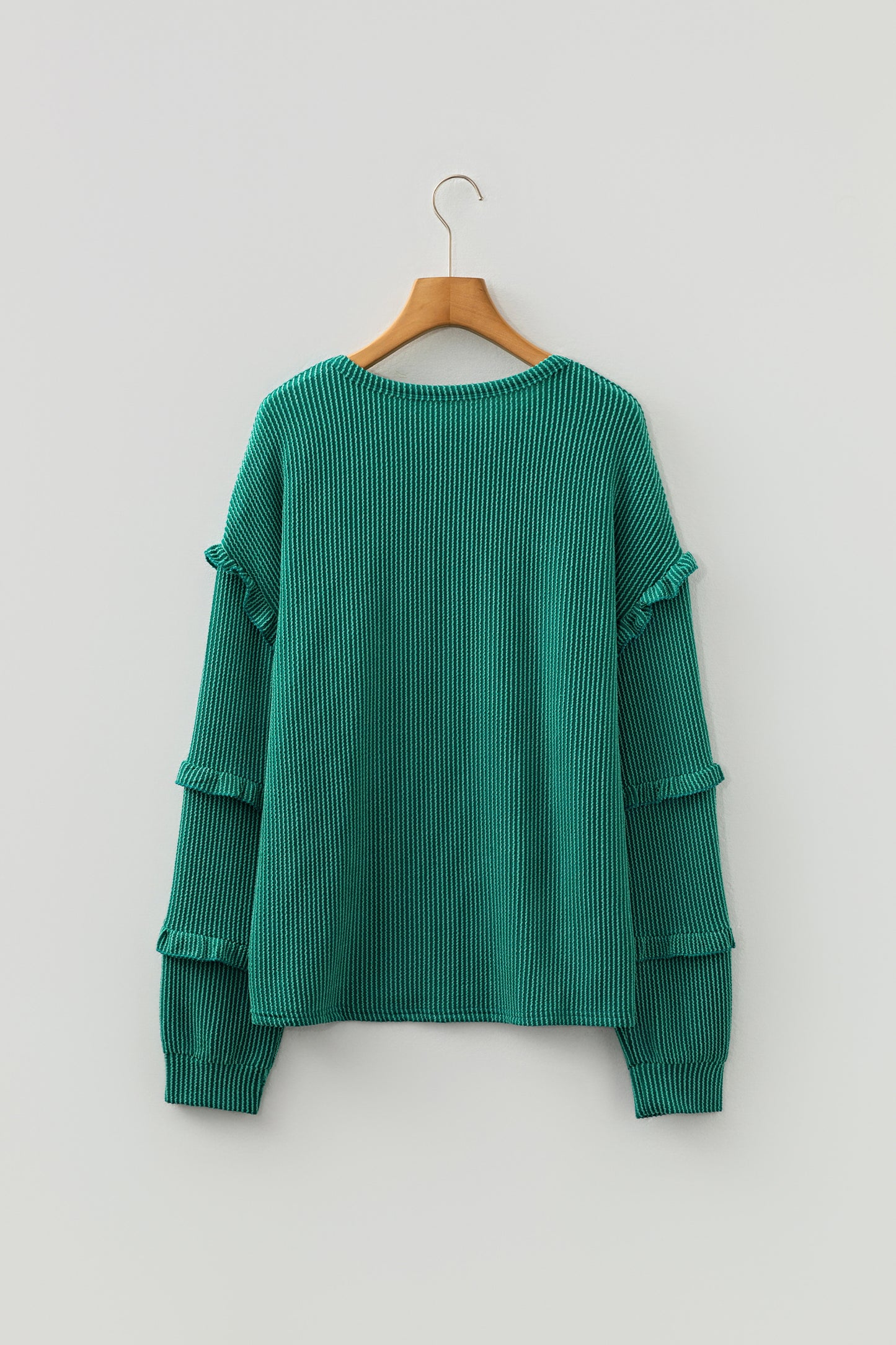 The Evergreen Ruffle Blouse