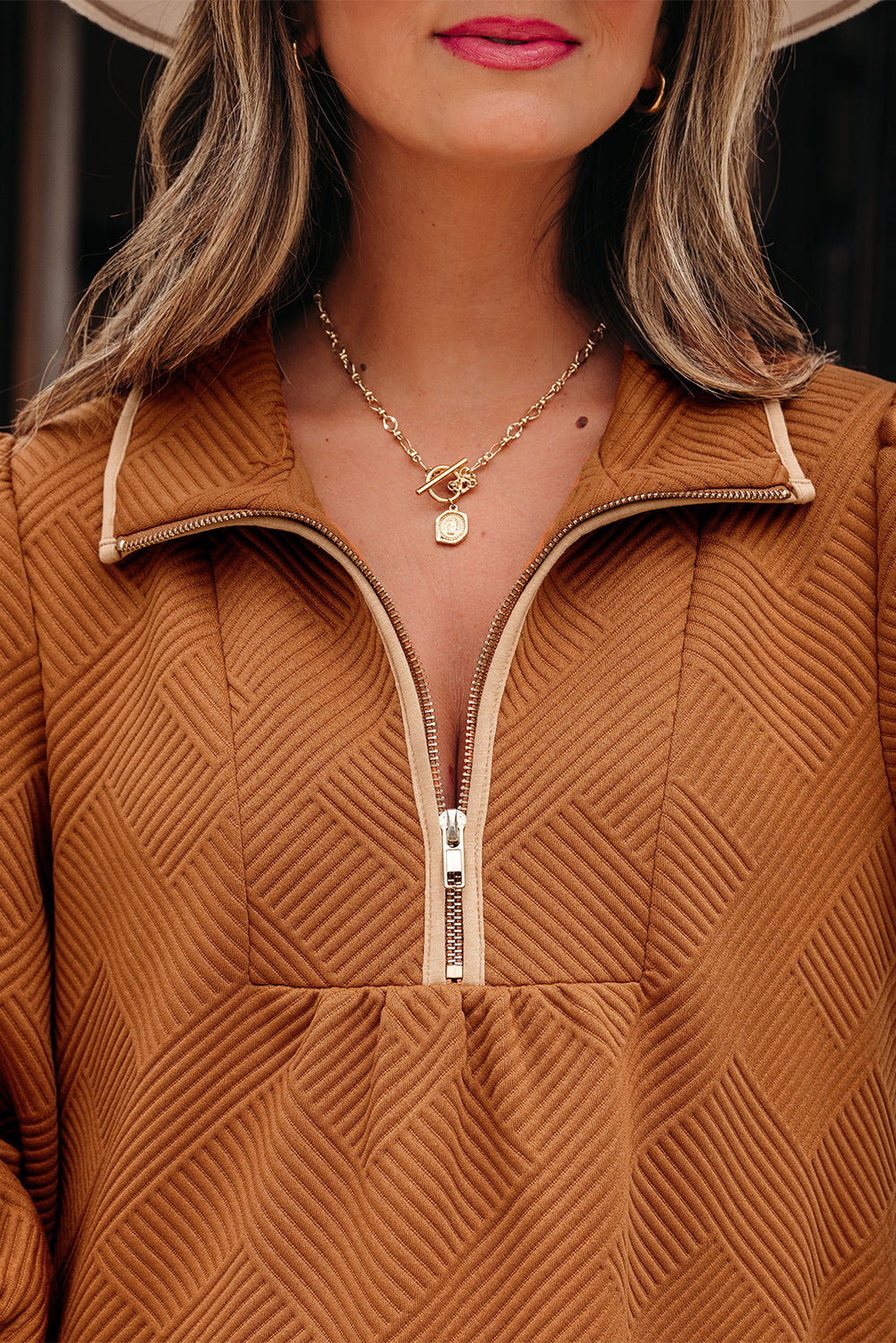 The Chestnut Charm Dress