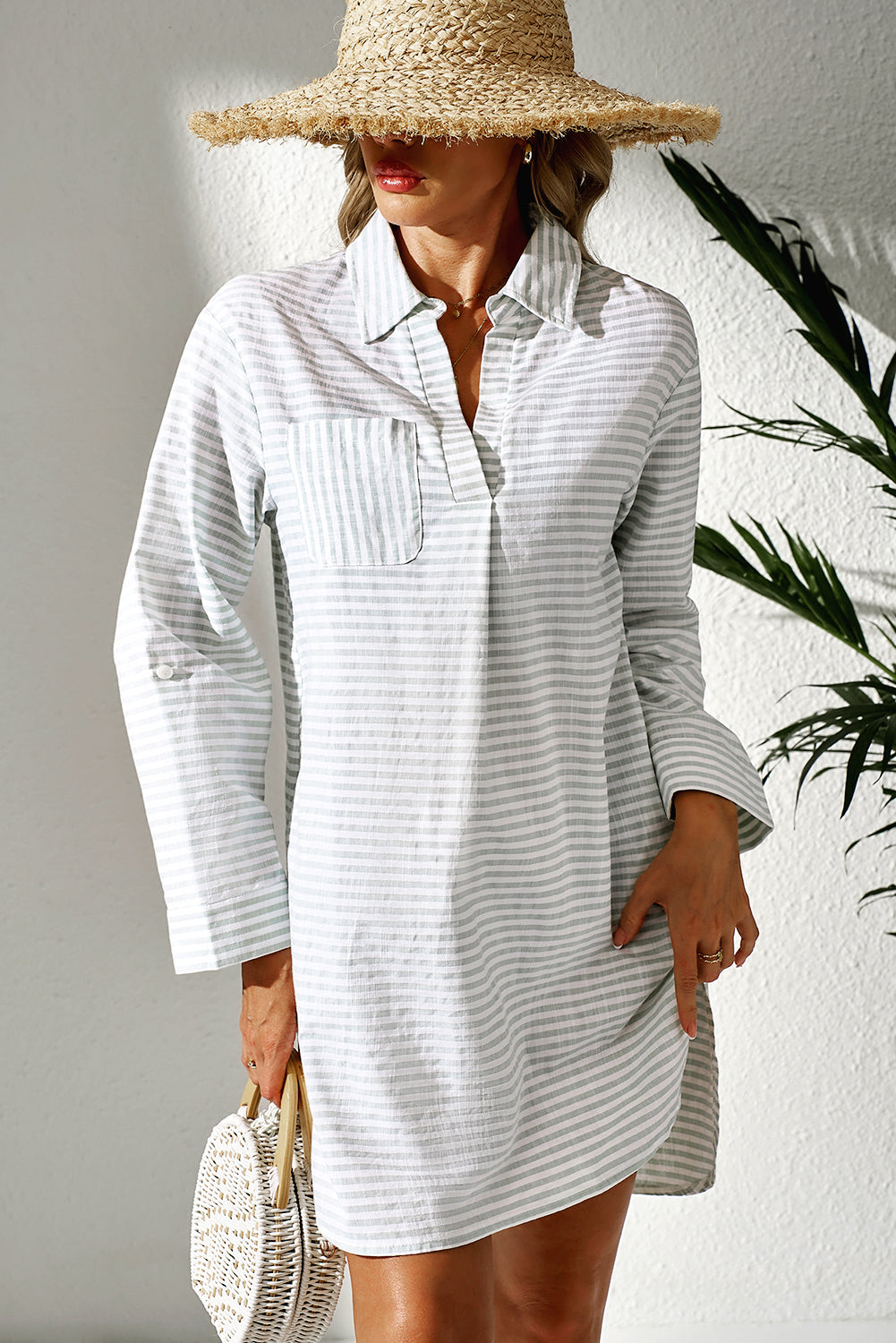 Seabreeze Striped Coverup