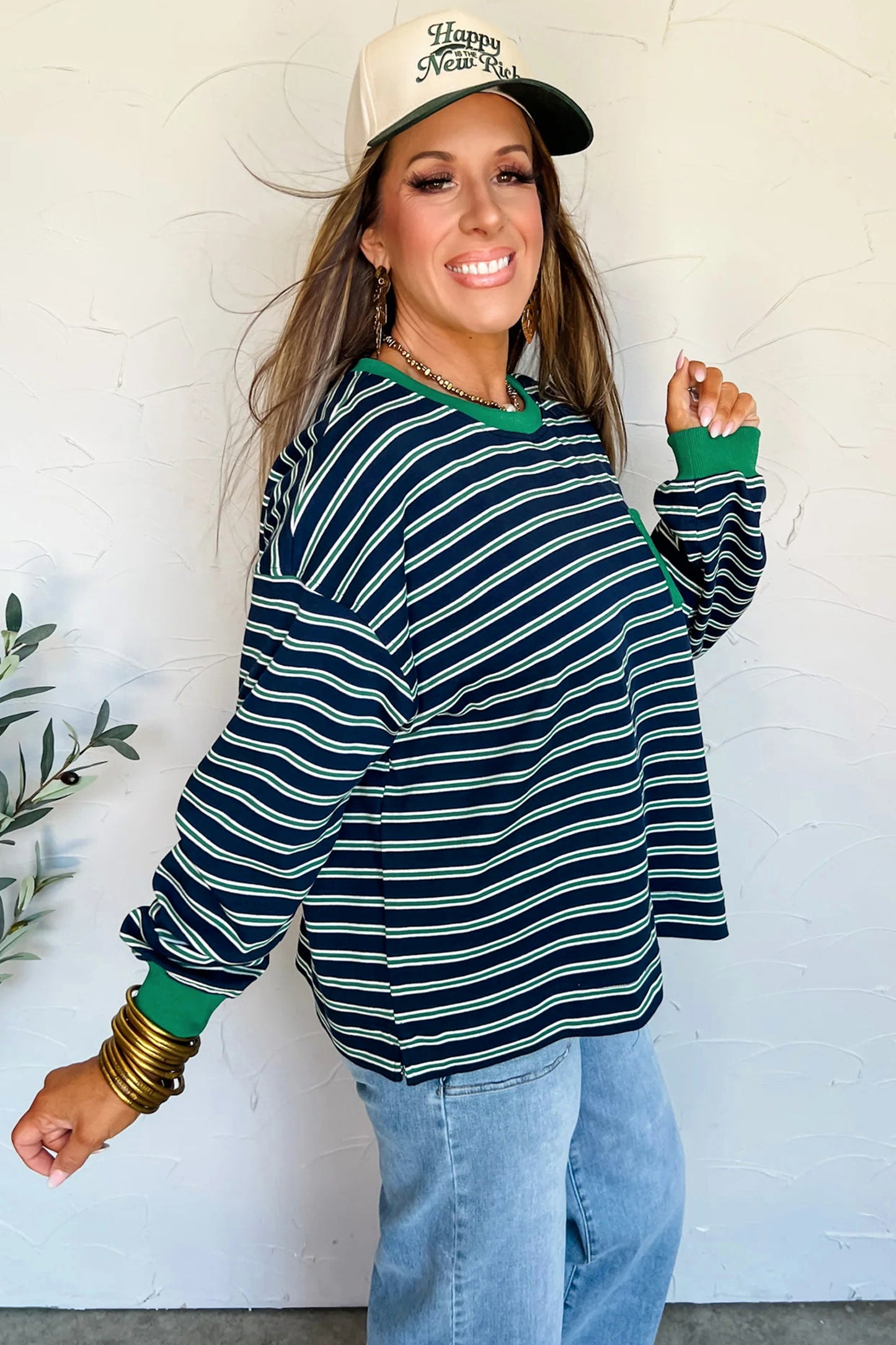 Emerald Coast Stripe Pullover