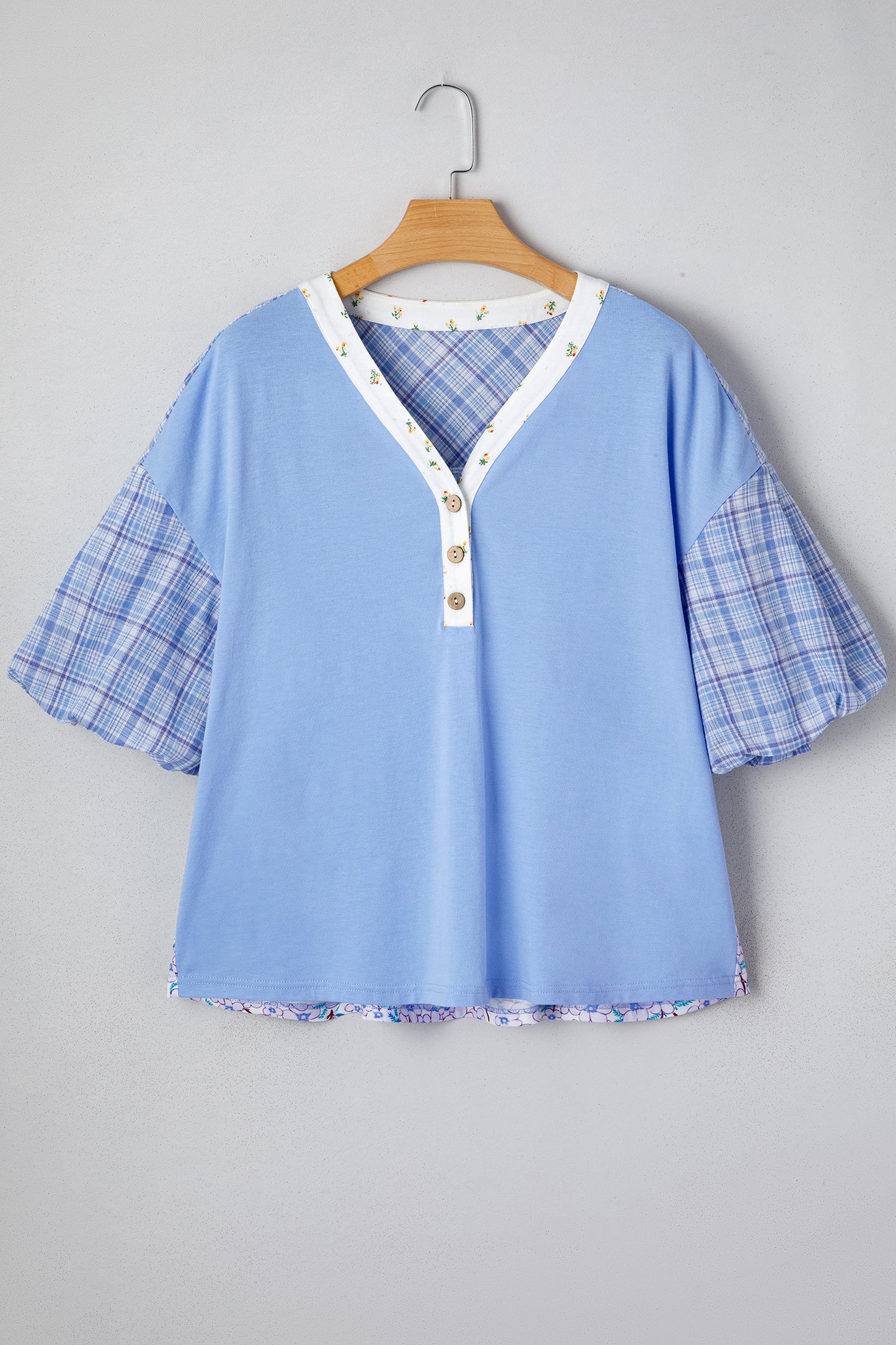 Skyline Patchwork Henley