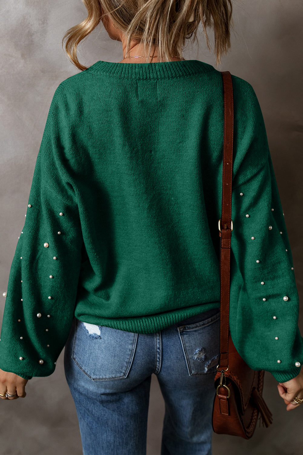 Mistletoe Pearl Luxe Sweater