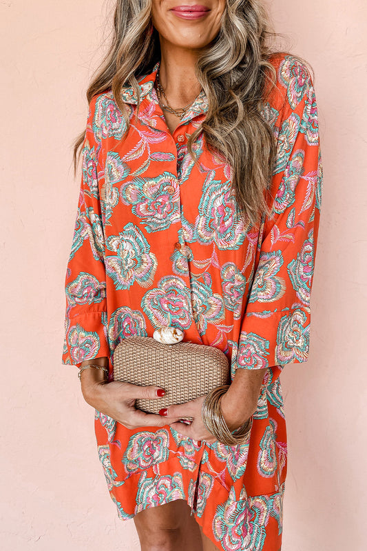 Villa Sunrise Shirt Dress