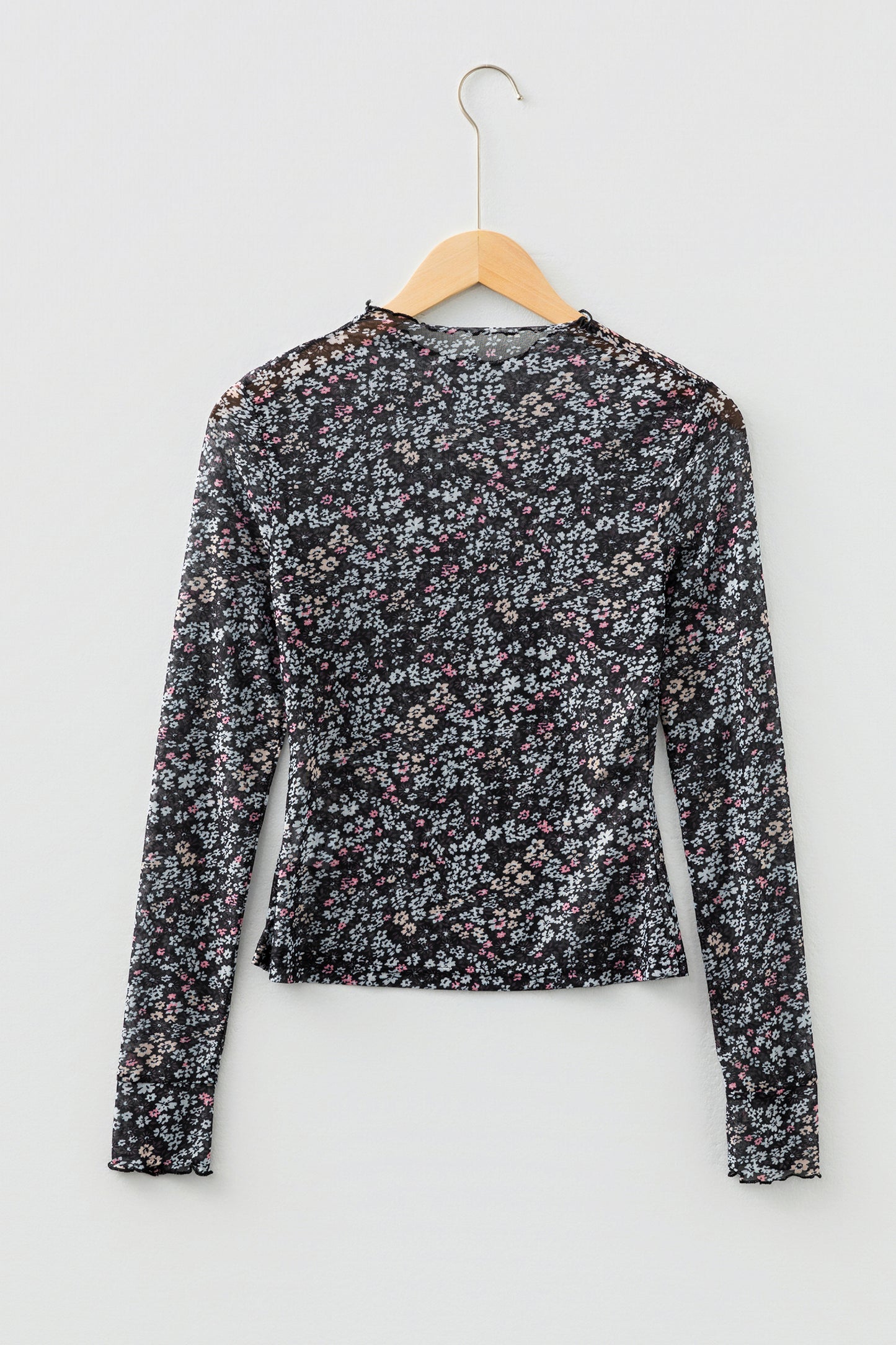 Midnight Meadow Mesh Top