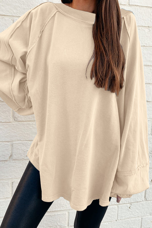 The Cozy Cream Oversize Pullover