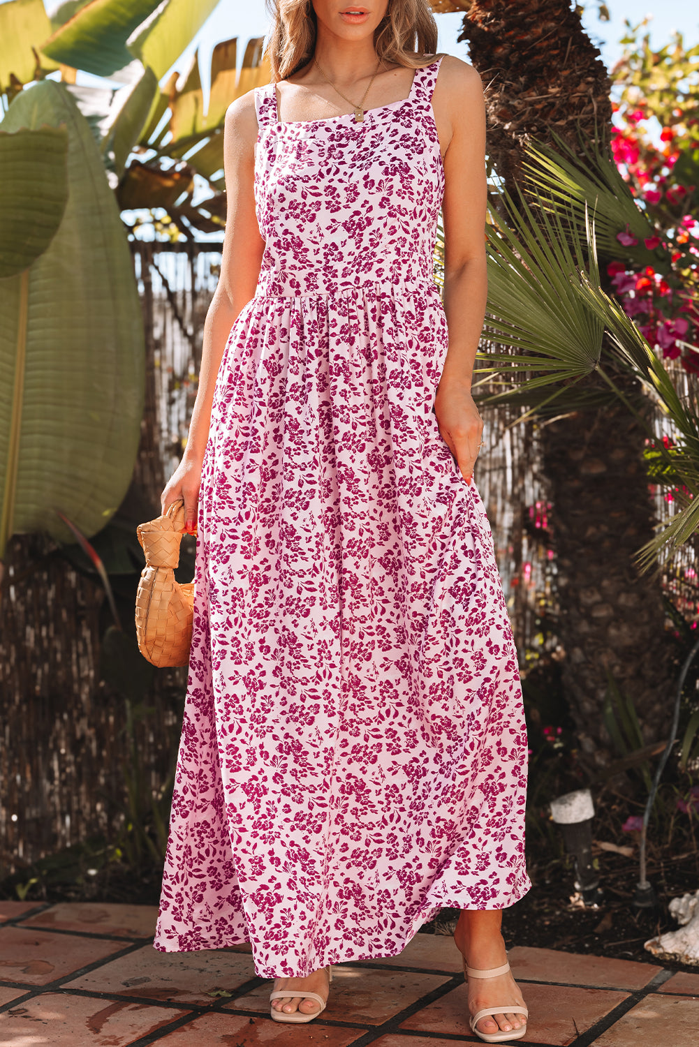 Palm Garden Maxi Dress