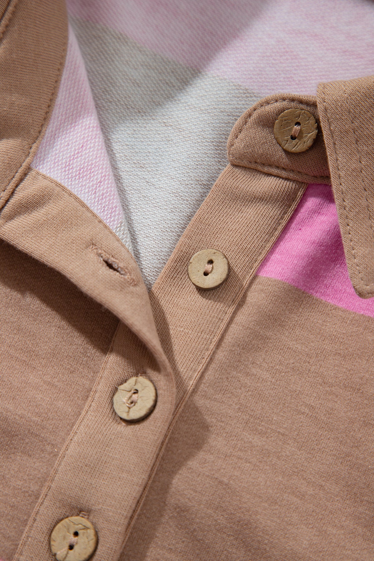 The Rosé & Latte Stripe Dress