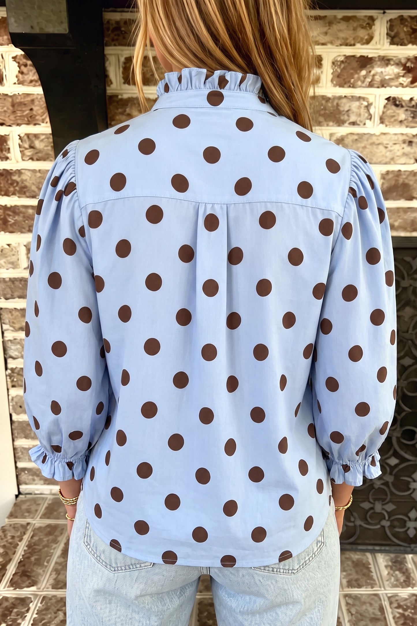 The Dot & Frill Blouse