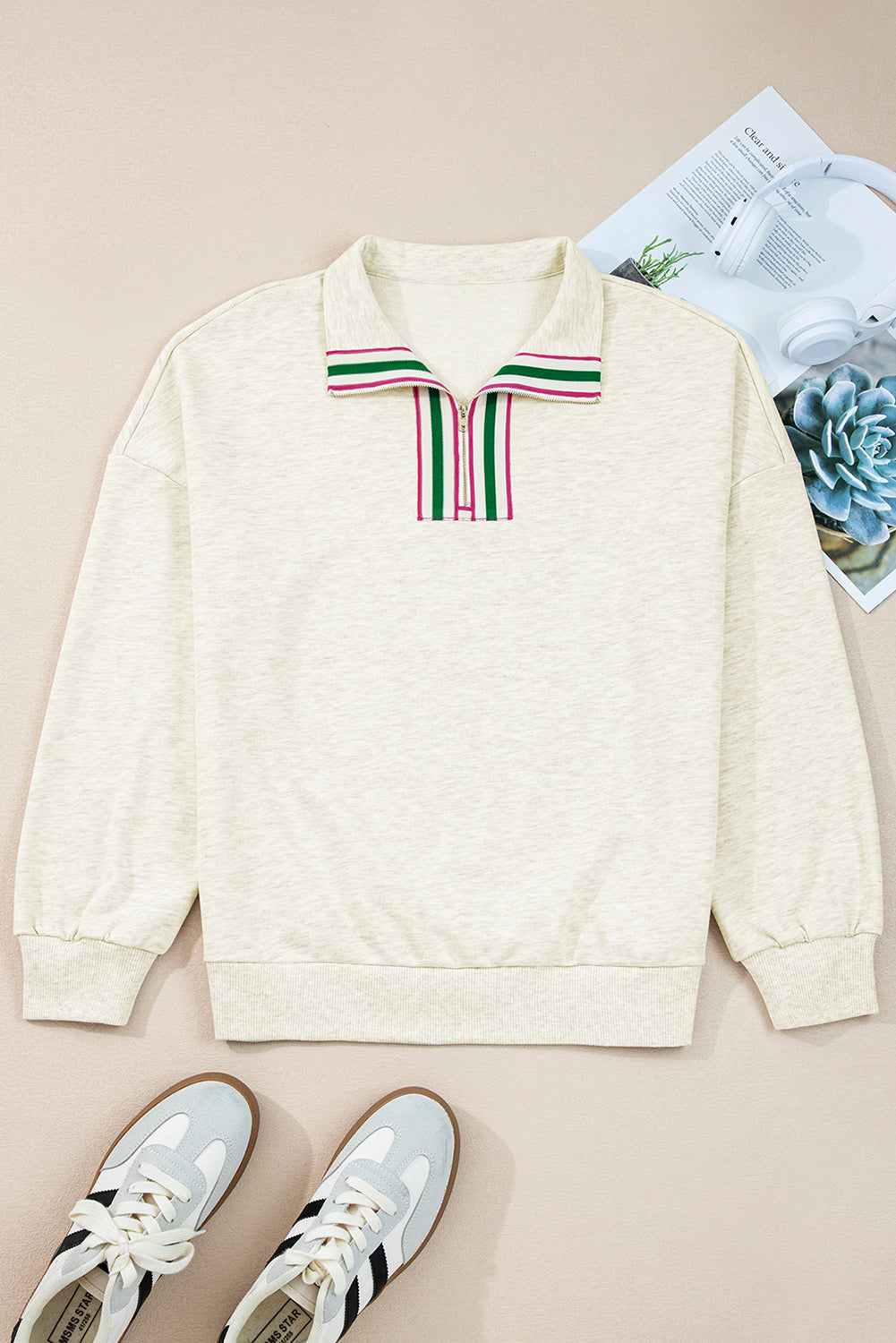 Peppermint Path Quarter Zip
