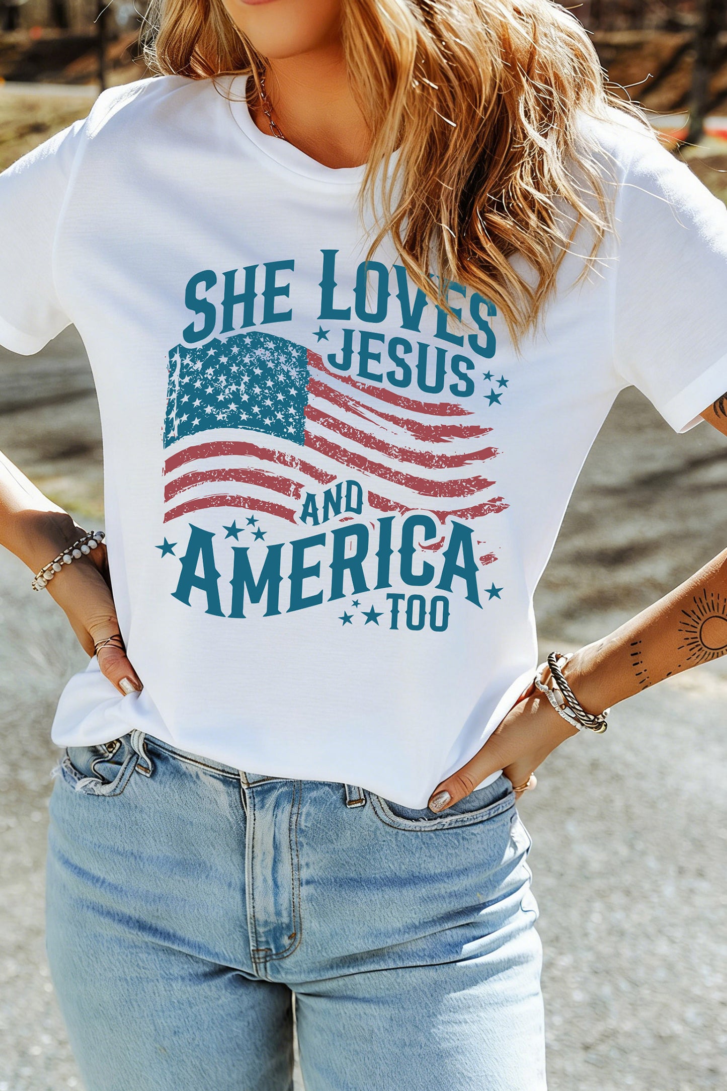 Faith & Freedom Graphic Tee