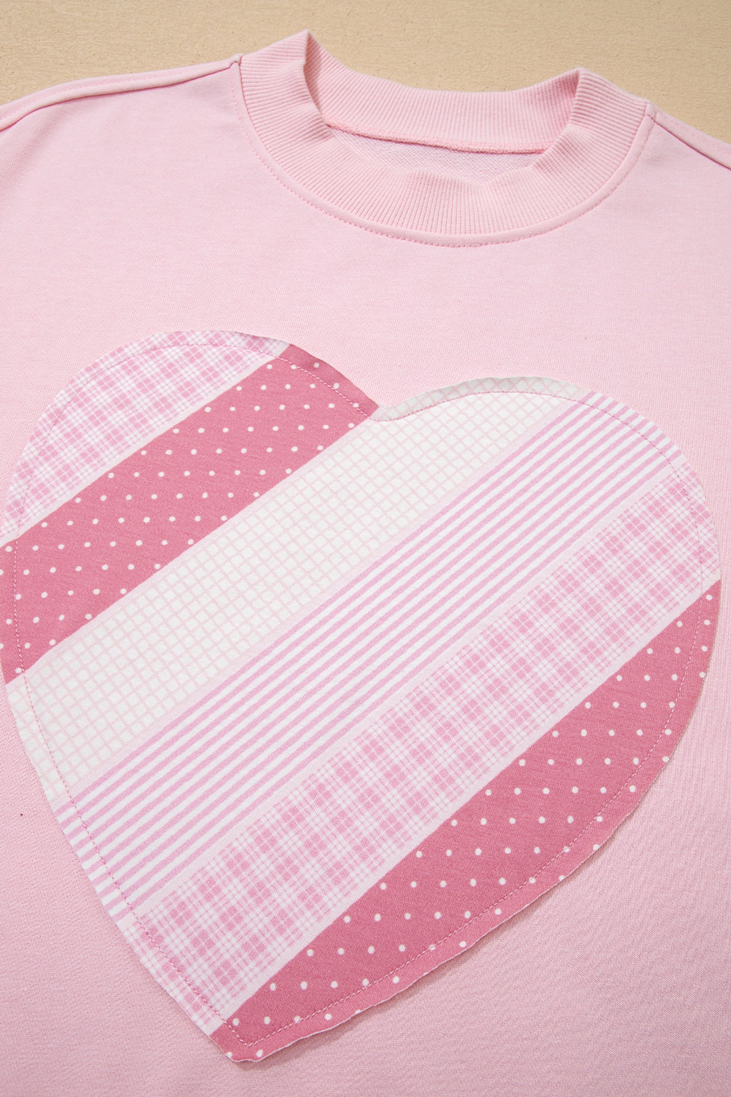 Sweetheart Patchwork Pullover