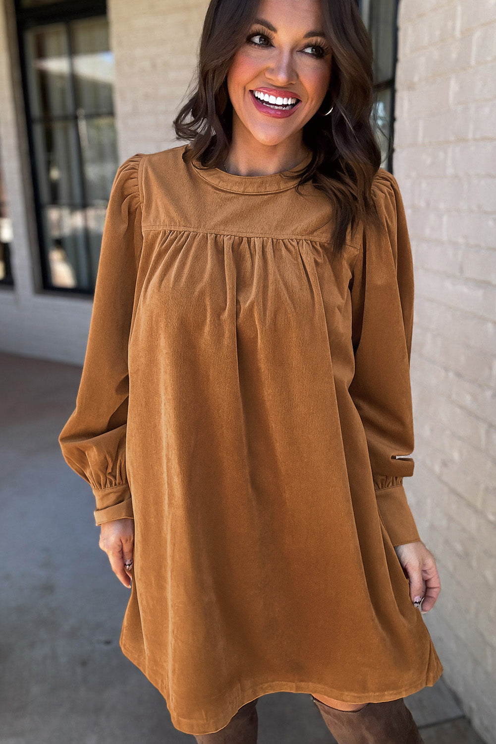 Cinnamon Velvet Daydress