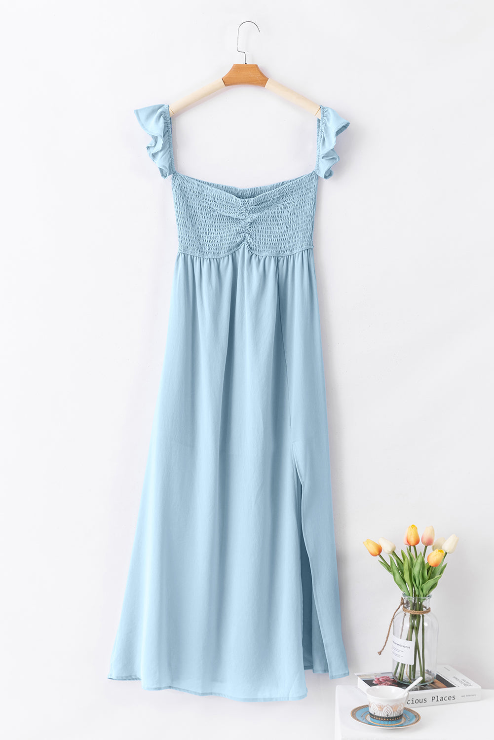 Seaside Symphony Maxi Dress