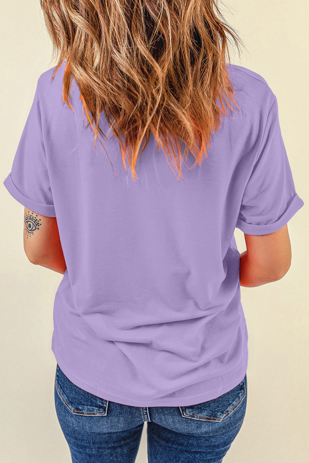 Easter Bunny Graphic Crewneck T Shirt