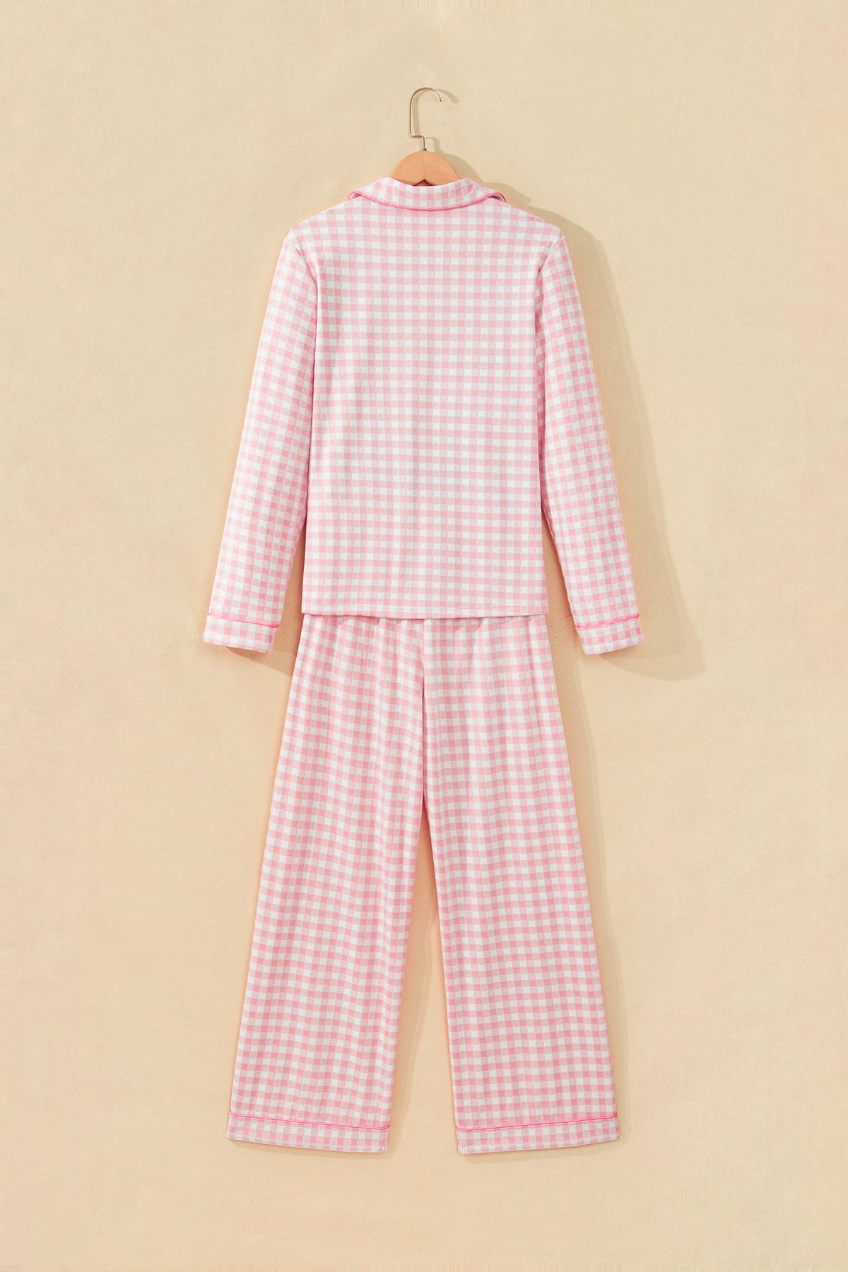 The Pink Check-In Pajama Set