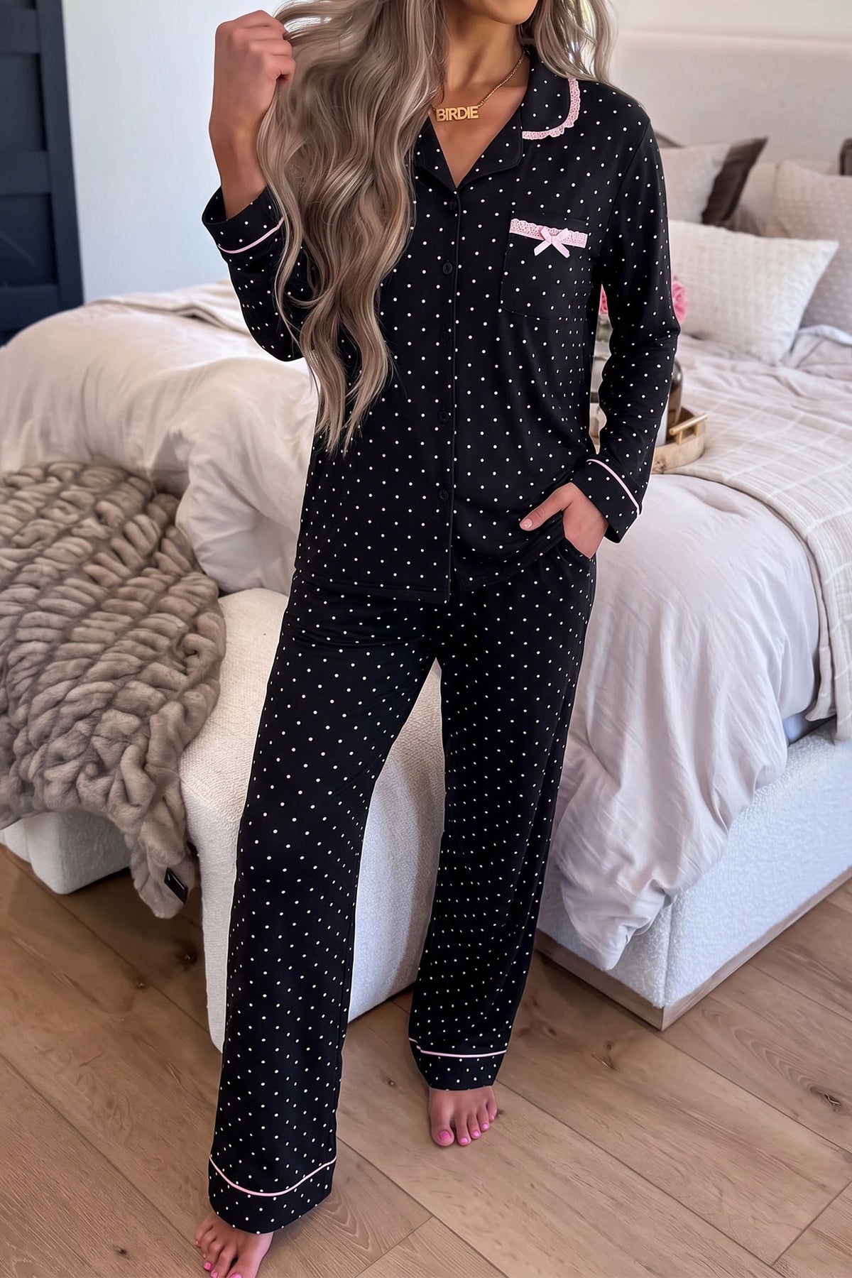 The Dot After Dark Pajama Set