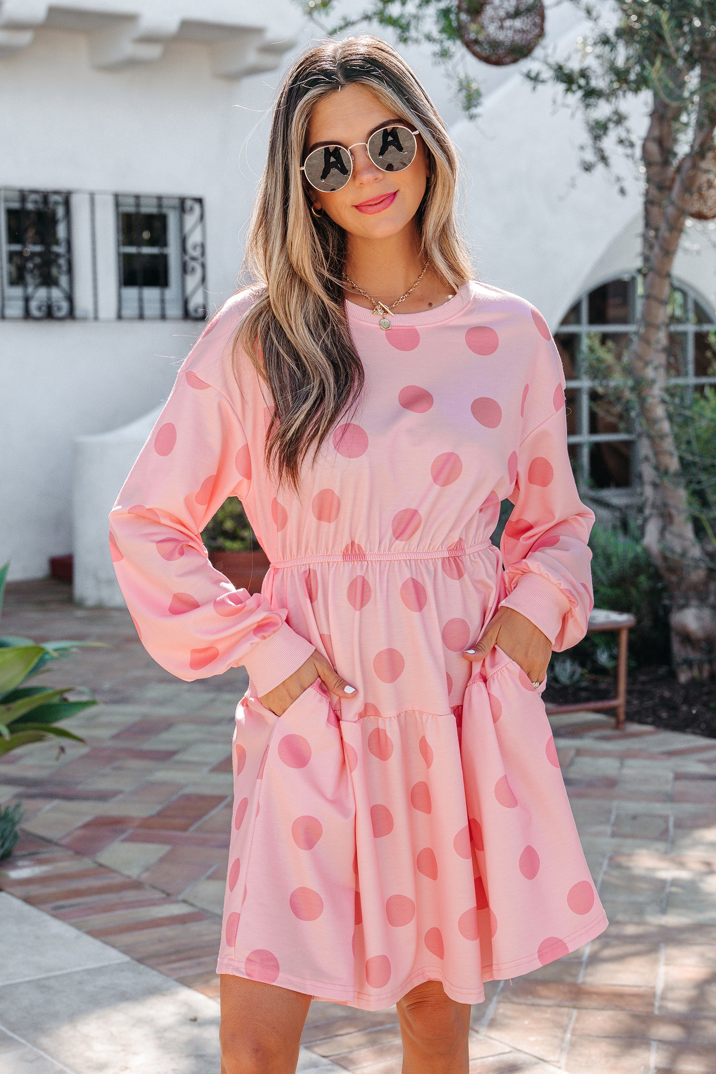 Sweet Spot Polka Dot Dress