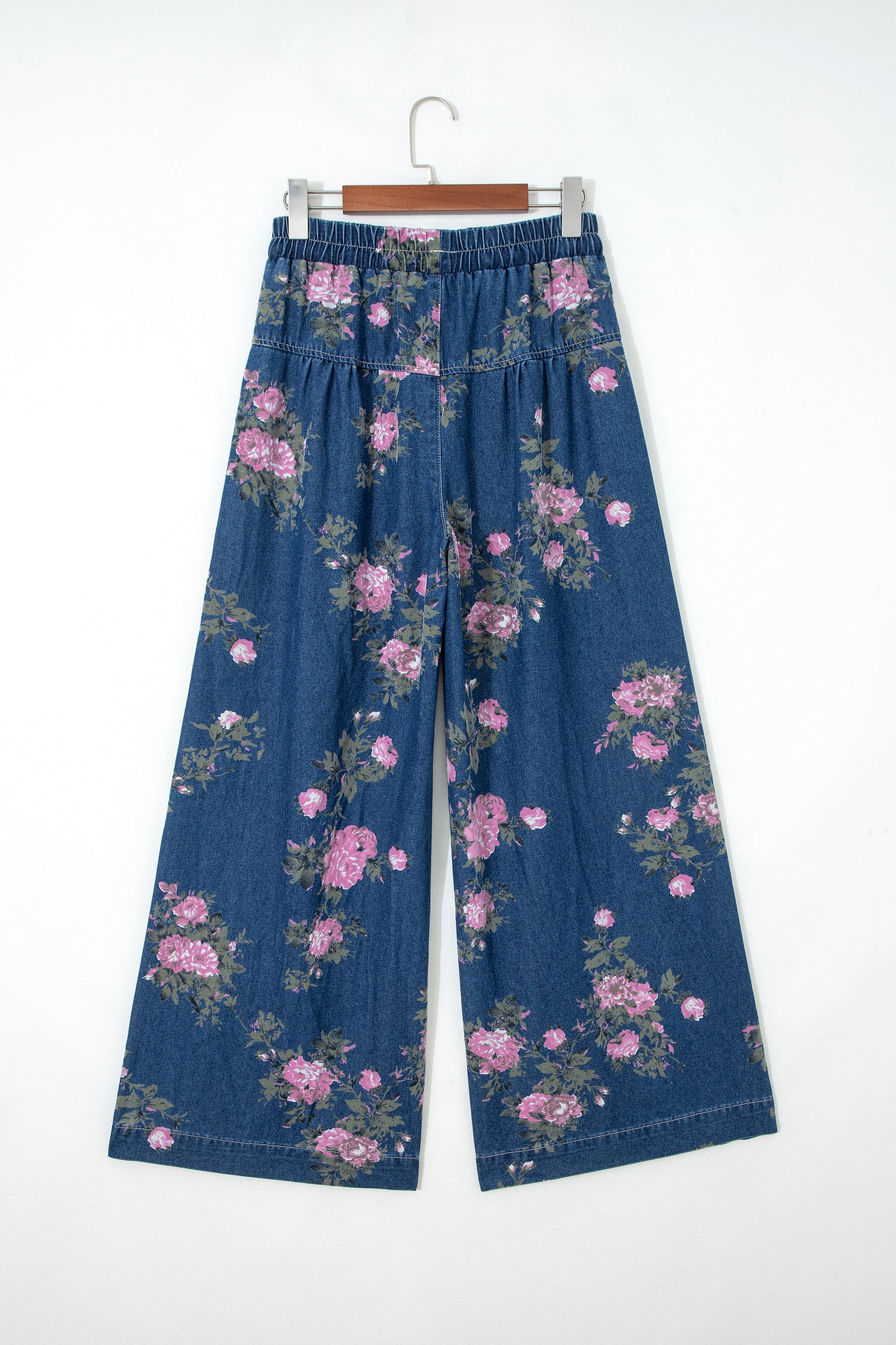 Midnight Bloom Palazzo Jeans