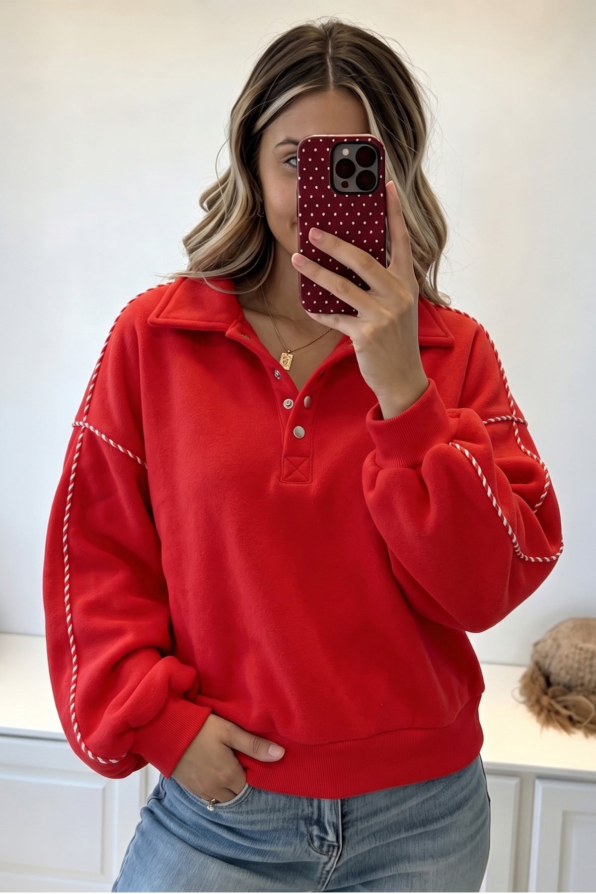 Red Hot Sass Pullover