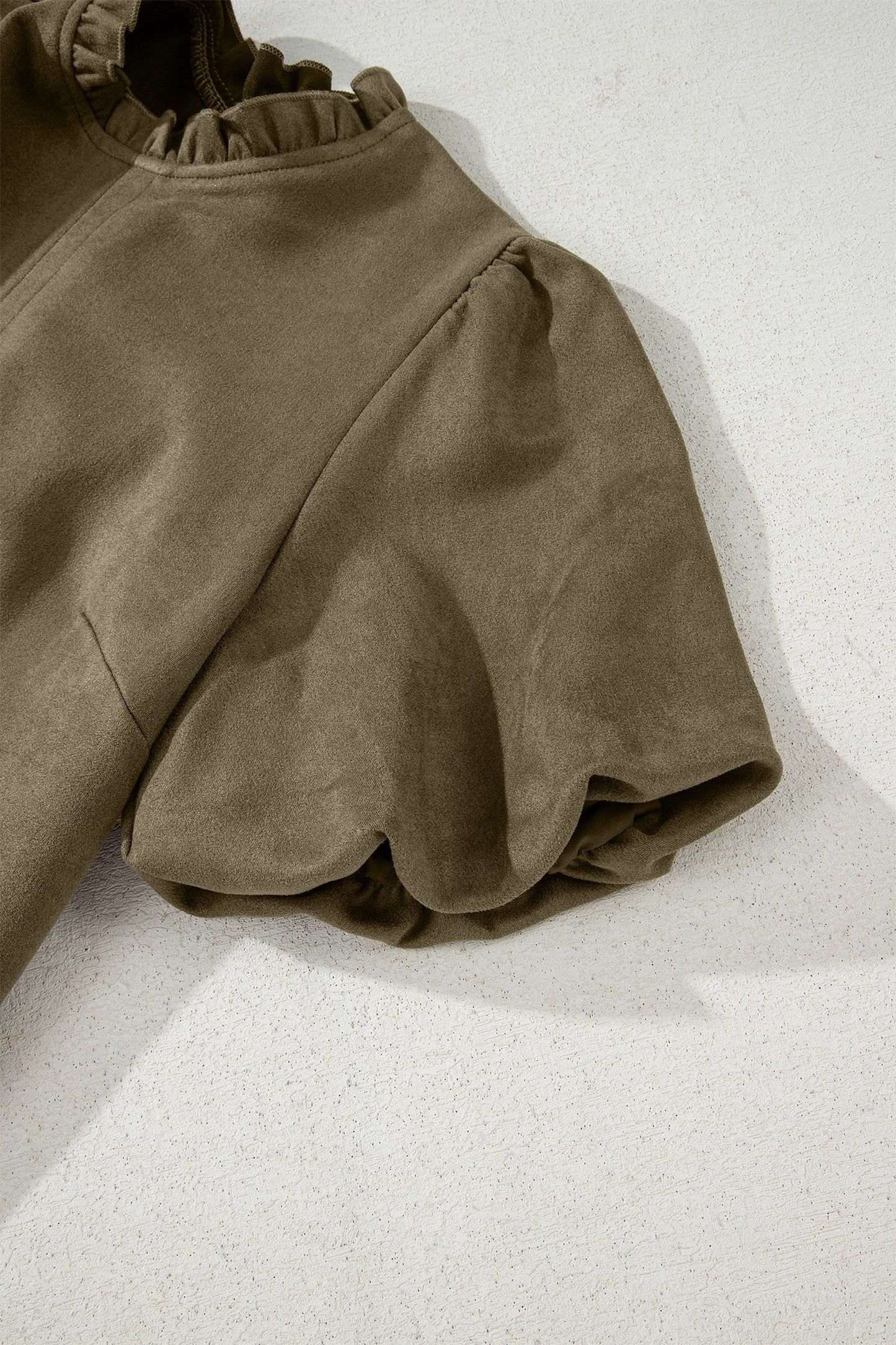 Olive Grove Suede Shift