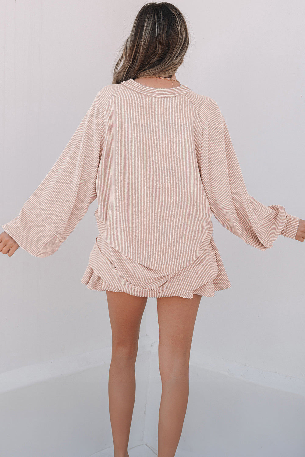 Blush Skies Textured Lounge Set
