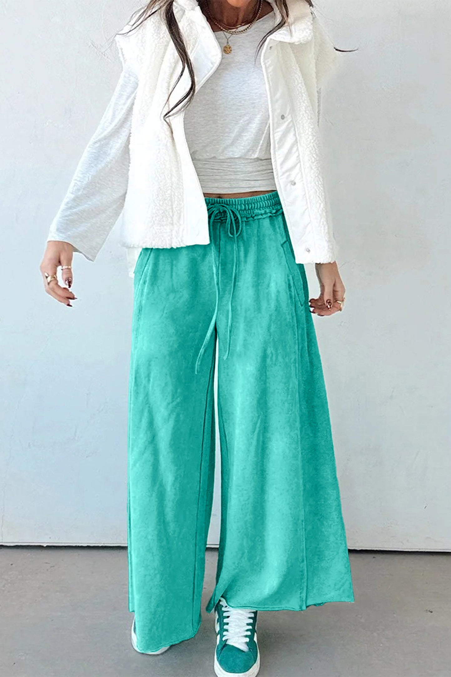 Coastal Ease Wide-Leg Lounge Pant