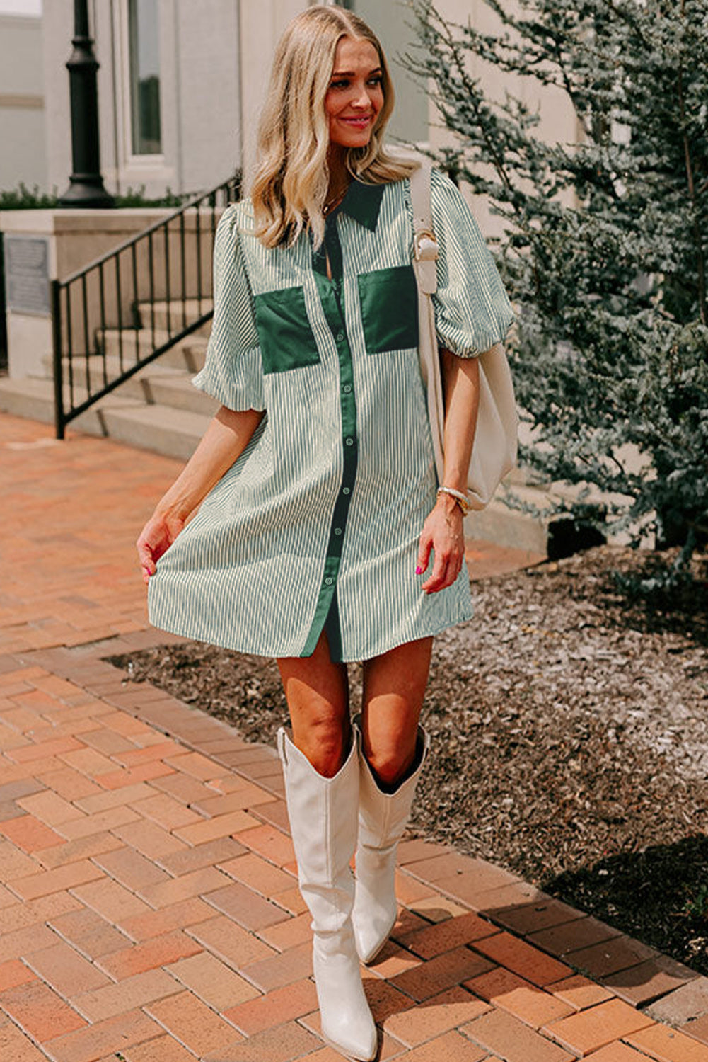The Greenbrier Grace Shirt Dress