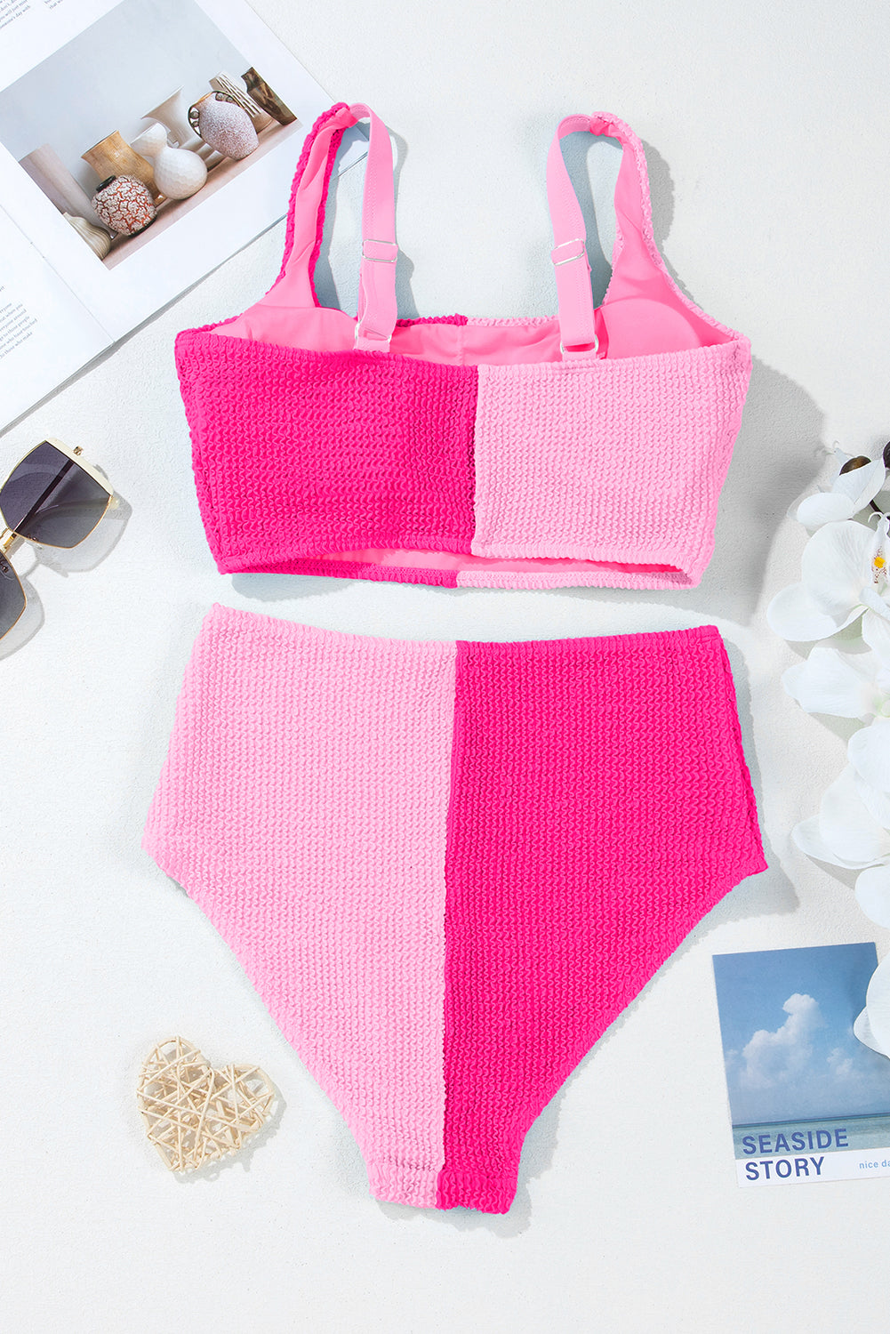 Malibu Sunset Colorblock Swim Set