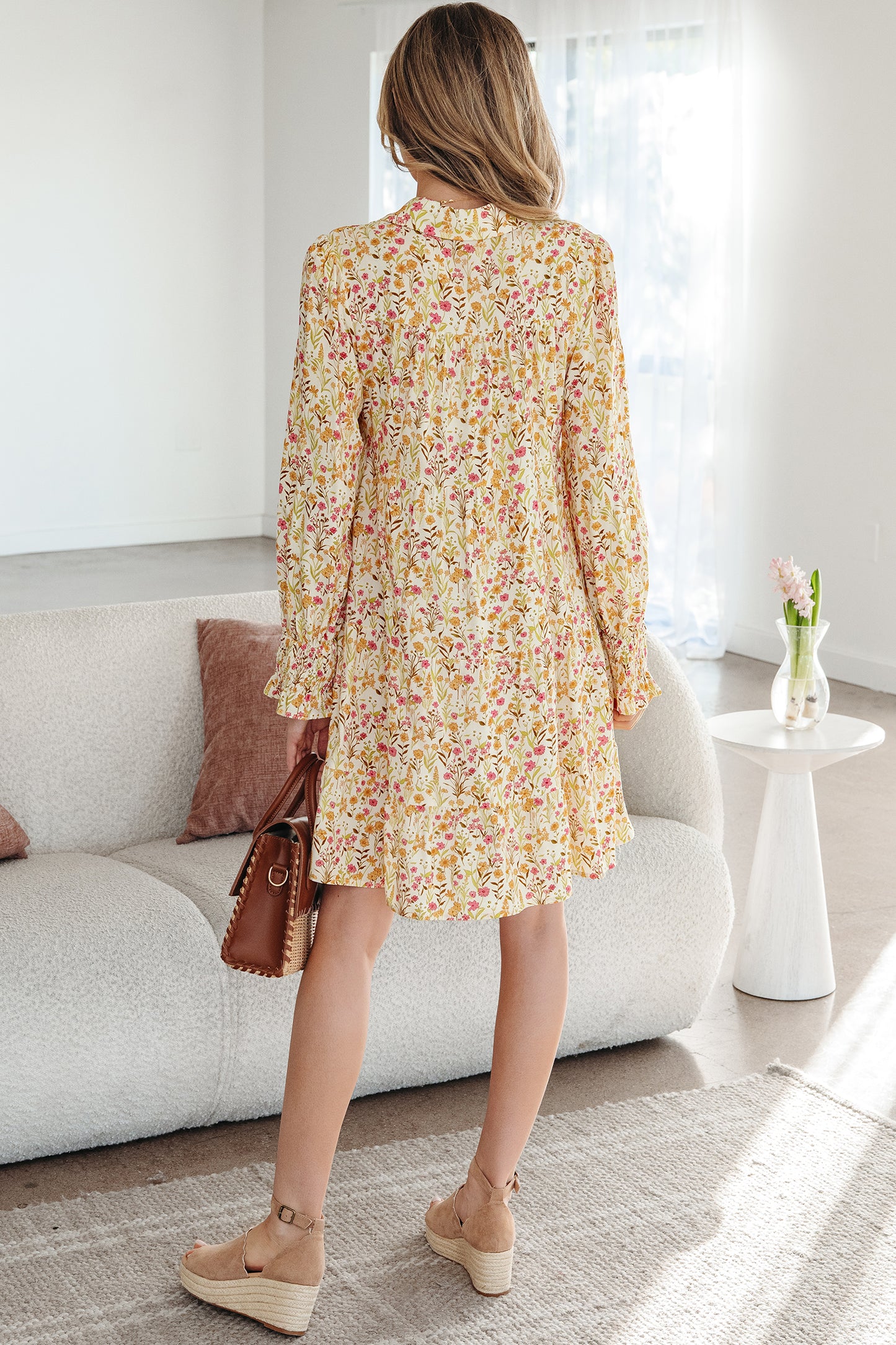 Soft Meadow Babydoll Dress