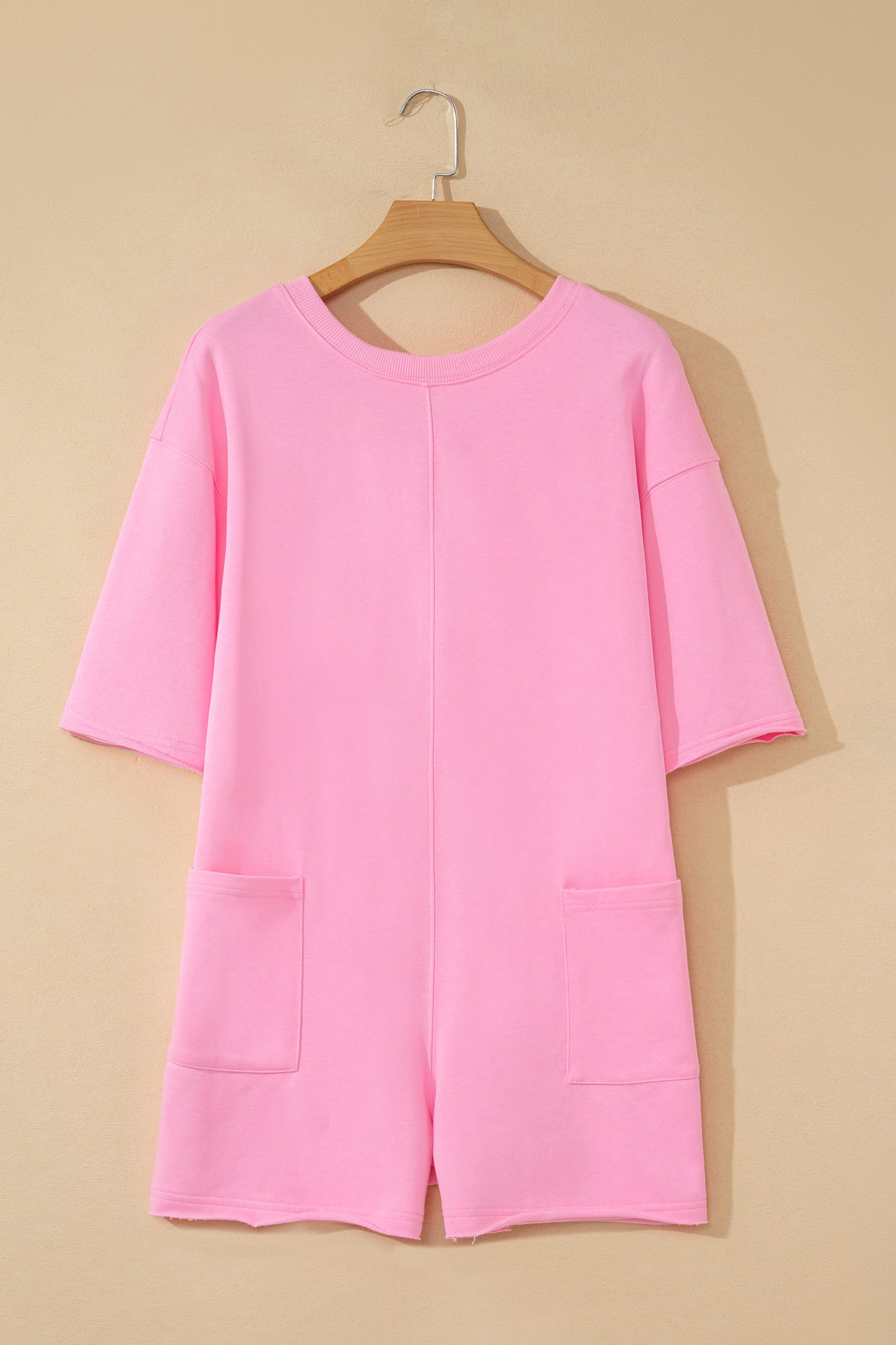Pink Cloud Pocket T-Shirt 
 Romper