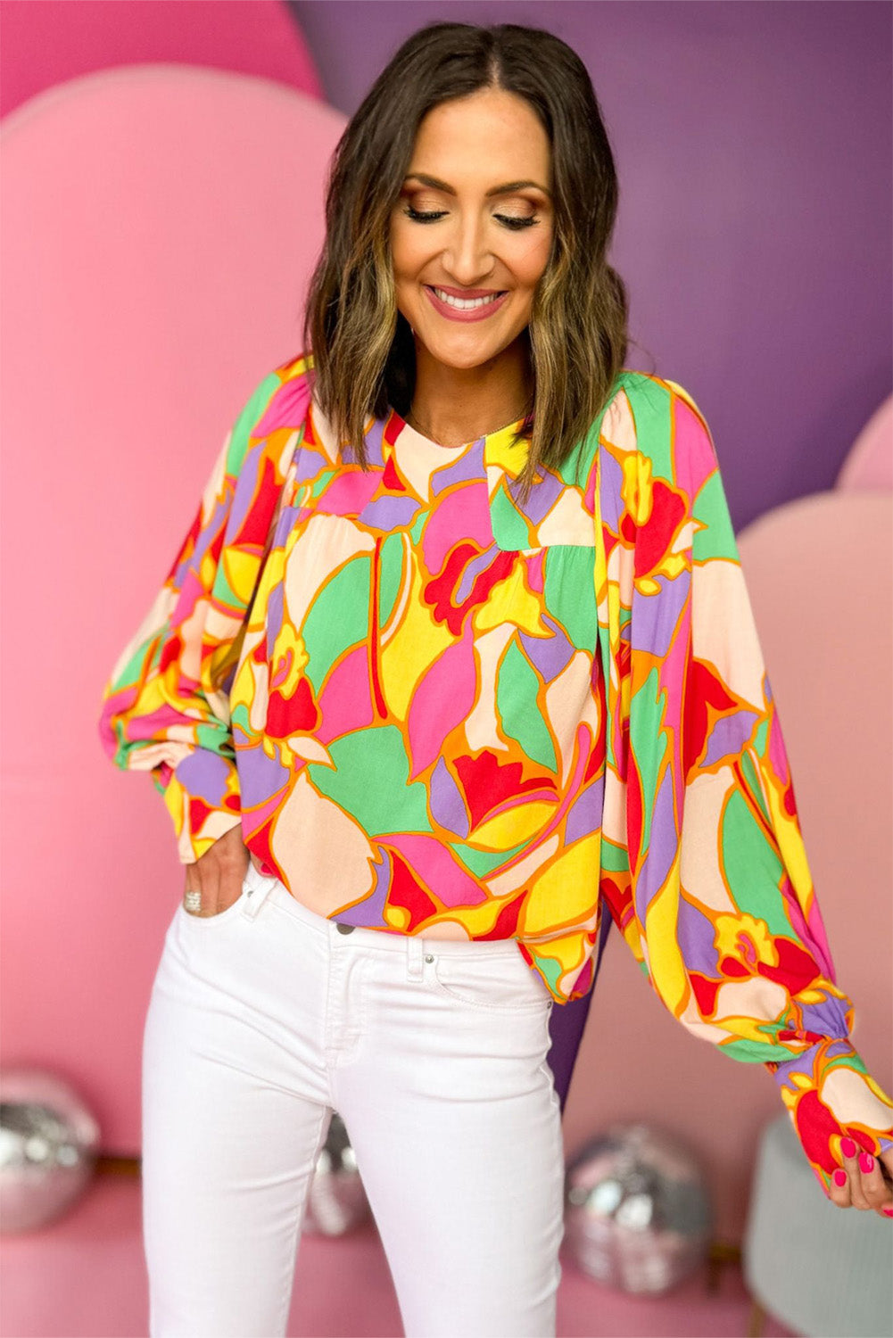 Palm Springs Playful Blouse